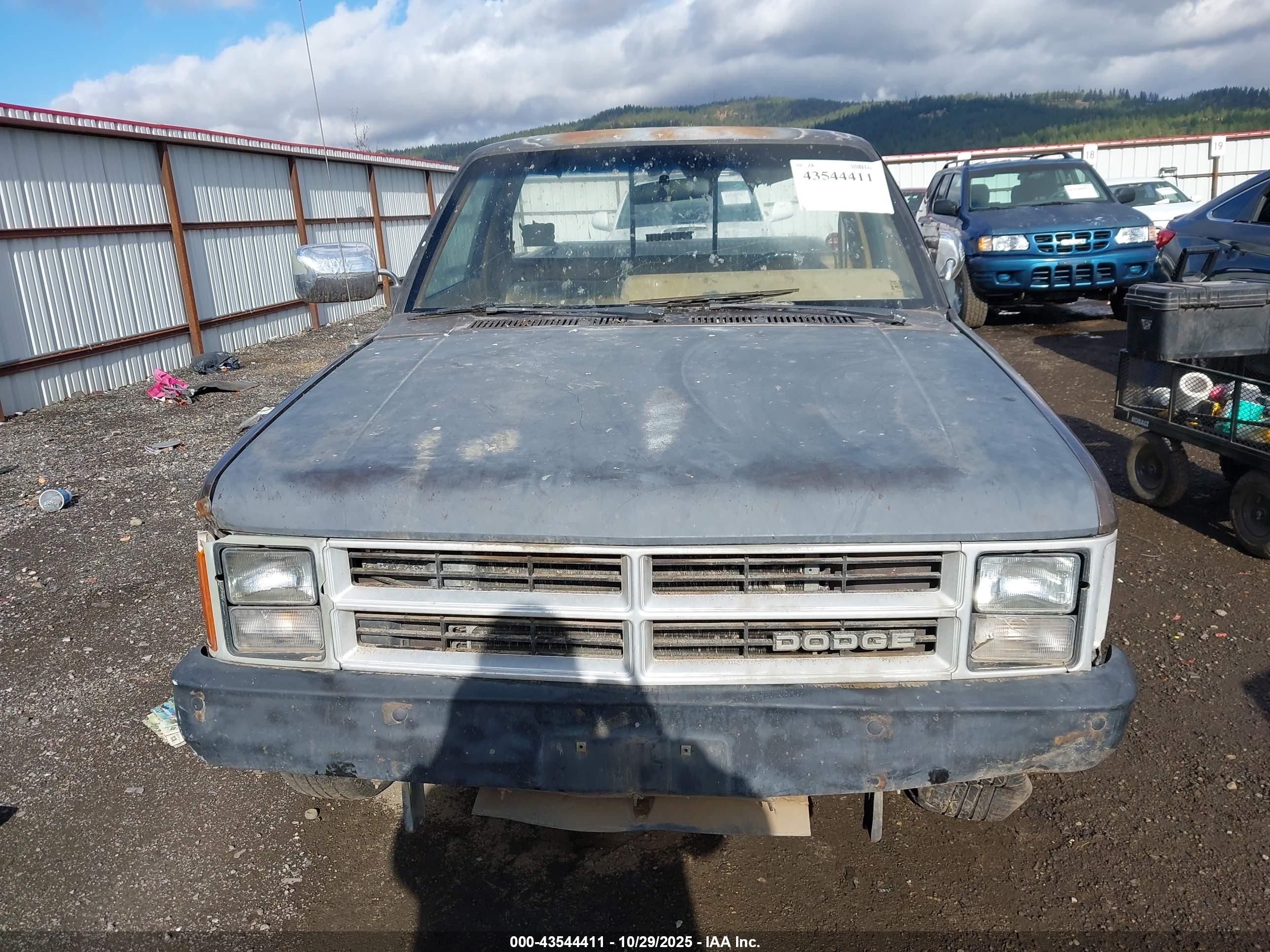 1989 Dodge Dakota   Brown vin: 1B7FL26X5KS160822