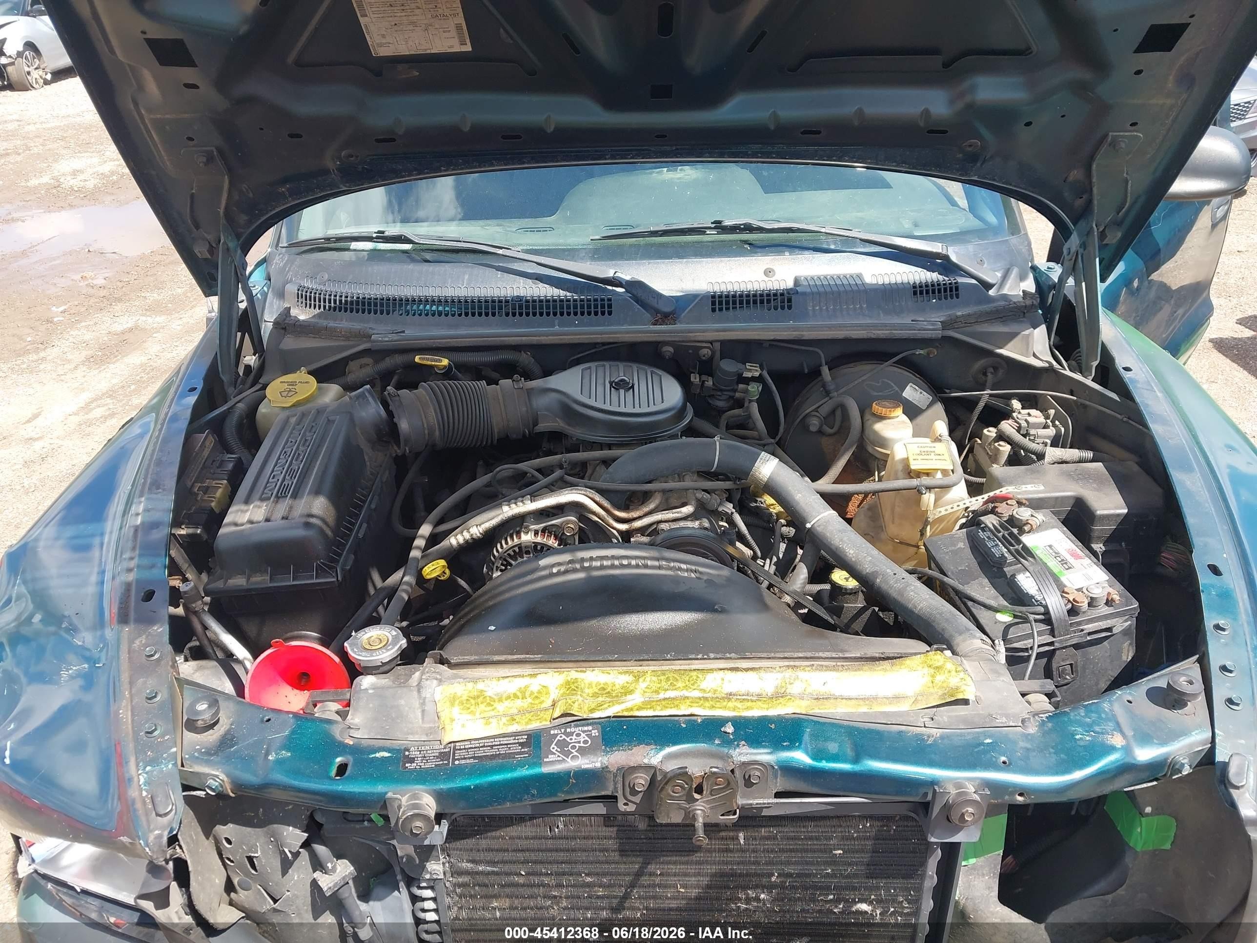 1998 Dodge Dakota Slt/sport Green vin: 1B7FL26X5WS750024