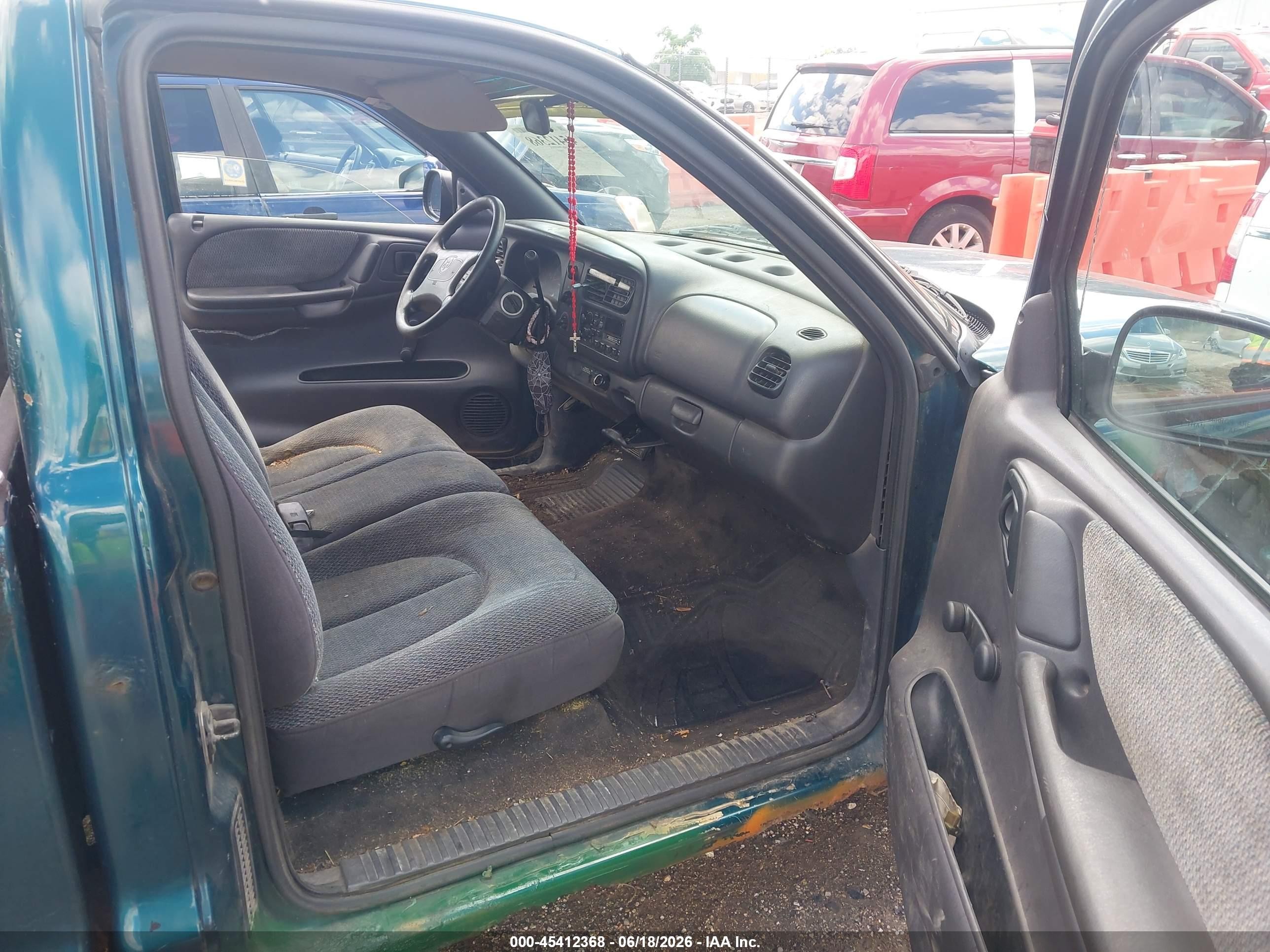 1998 Dodge Dakota Slt/sport Green vin: 1B7FL26X5WS750024