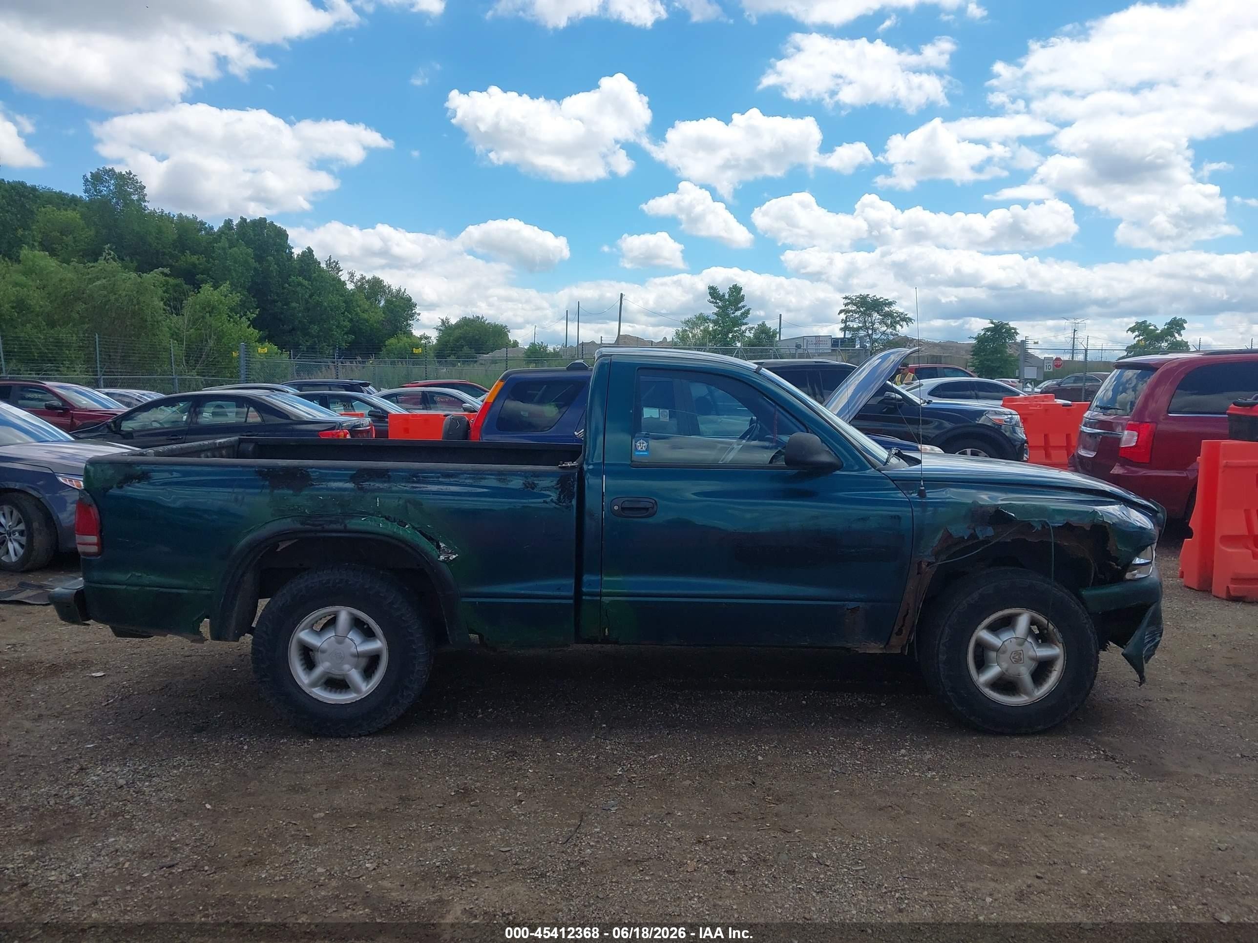 1998 Dodge Dakota Slt/sport Green vin: 1B7FL26X5WS750024