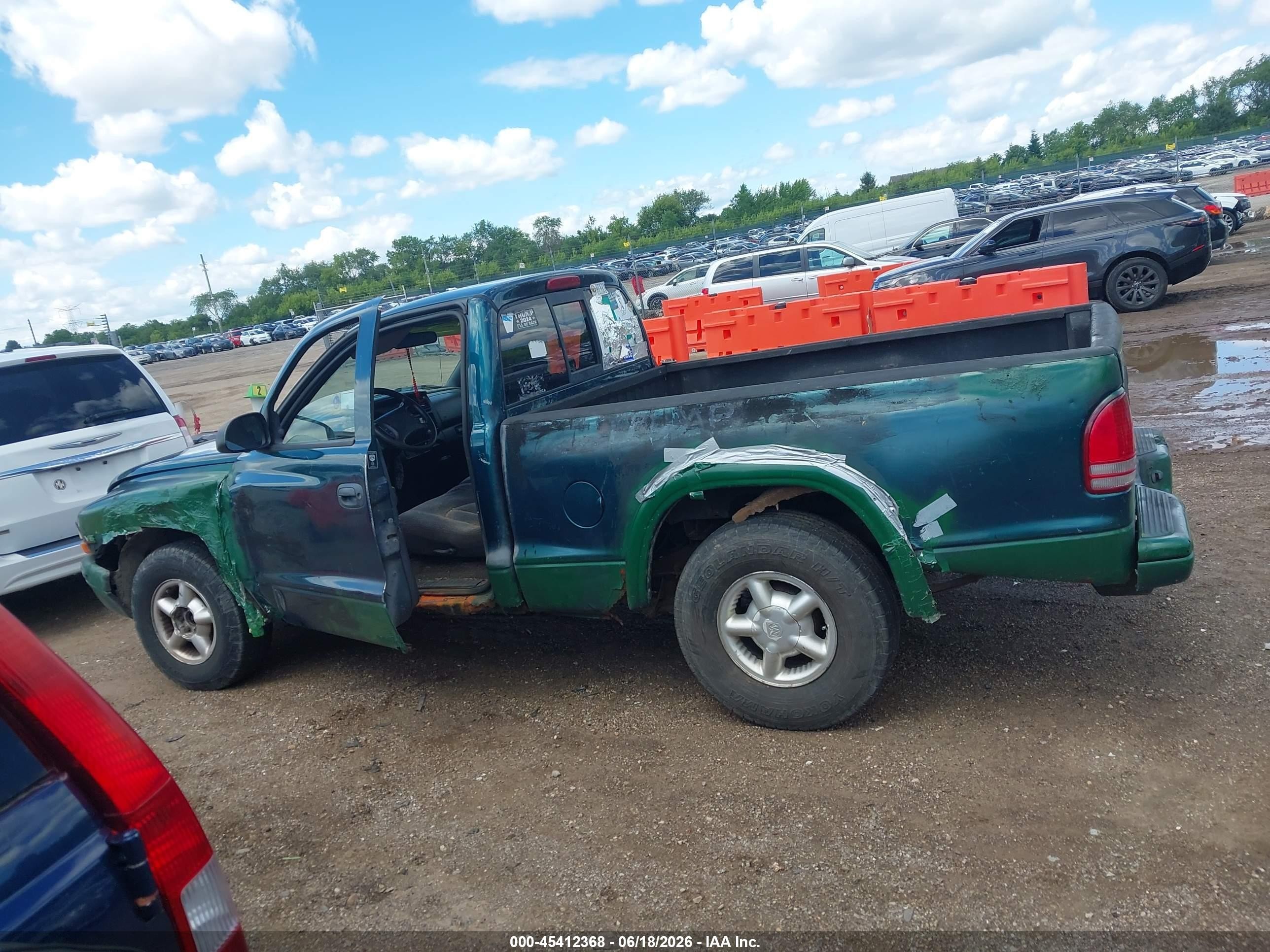 1998 Dodge Dakota Slt/sport Green vin: 1B7FL26X5WS750024