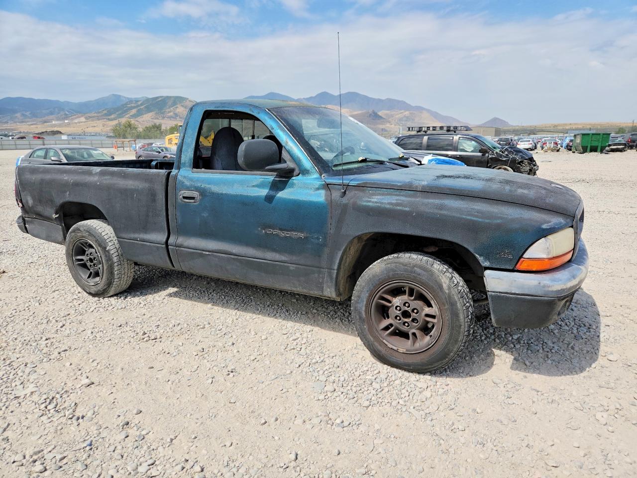 1999 Dodge Dakota Green vin: 1B7FL26X5XS174484