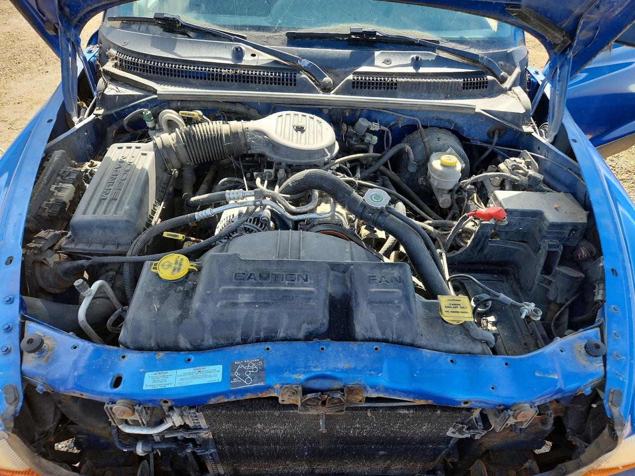 2000 Dodge Dakota Синий vin: 1B7FL26X5YS598328
