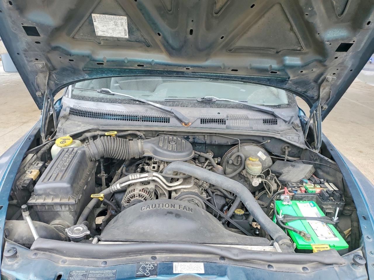 1997 Dodge Dakota Green vin: 1B7FL26X6VS145346