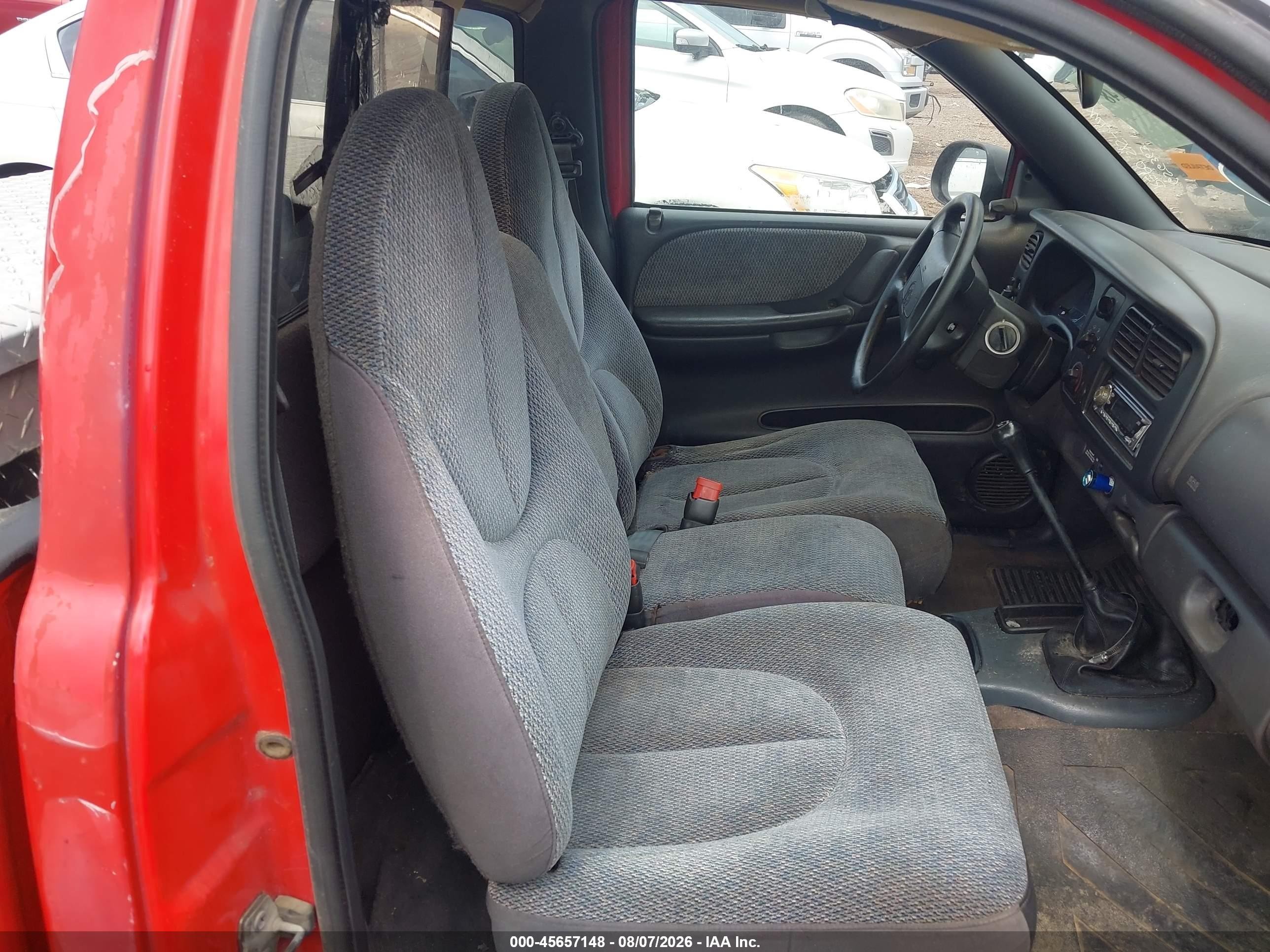 1998 Dodge Dakota Slt/sport Красный vin: 1B7FL26X6WS656363