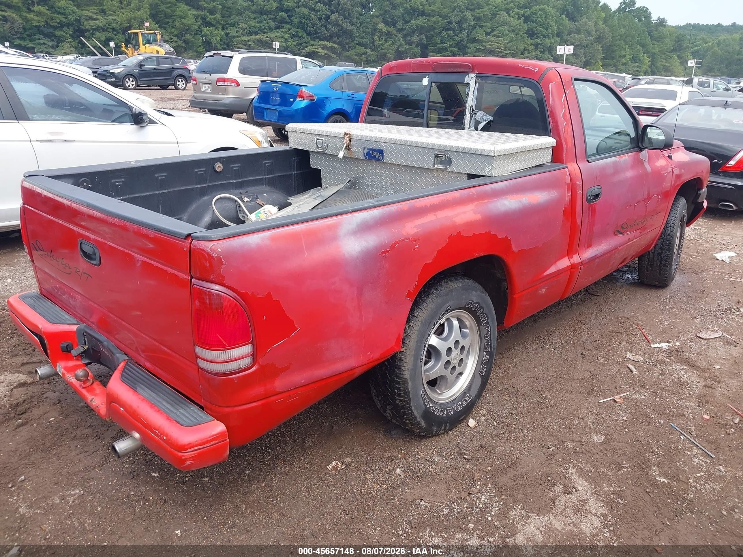 1998 Dodge Dakota Slt/sport Красный vin: 1B7FL26X6WS656363