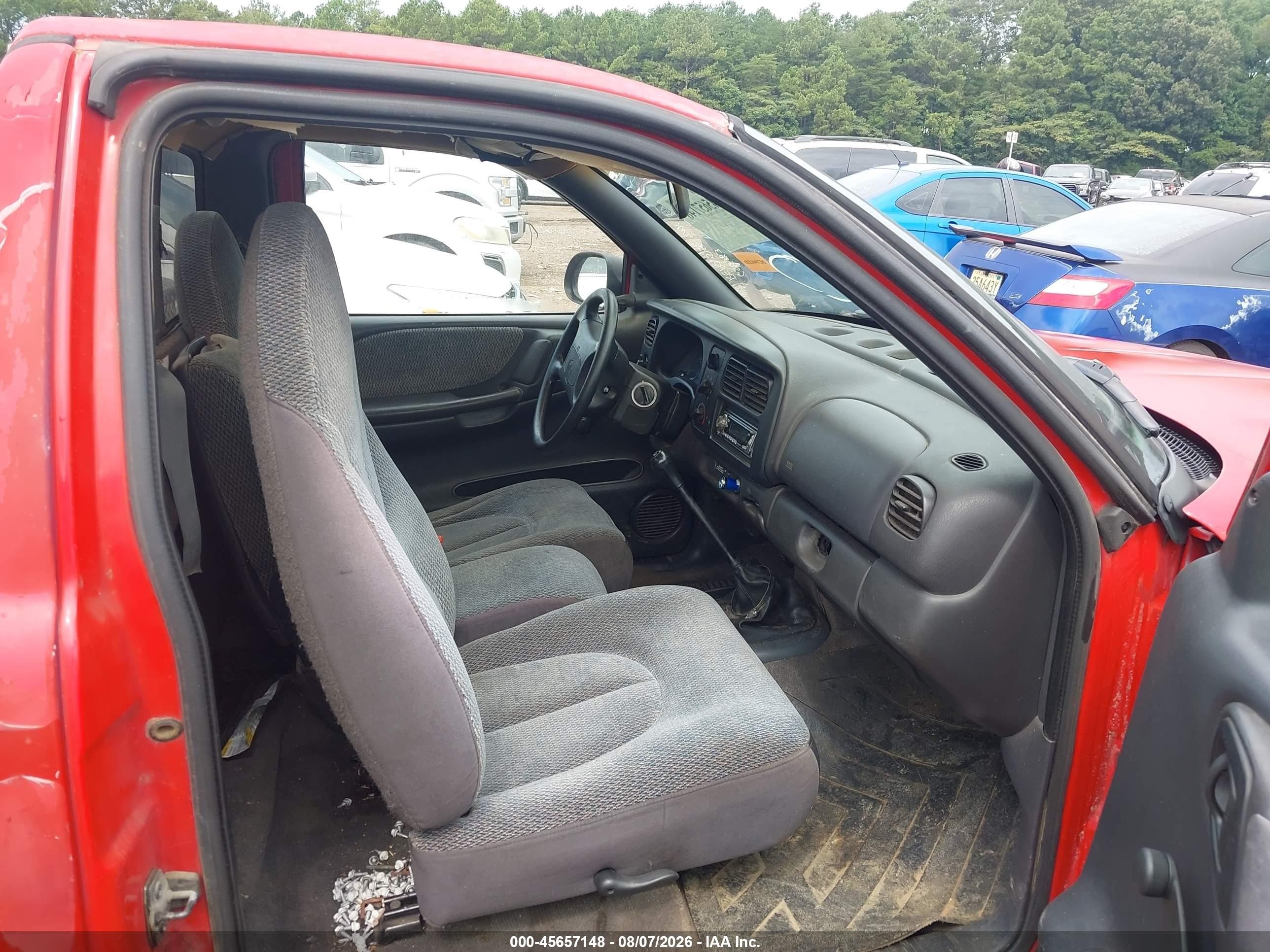 1998 Dodge Dakota Slt/sport Красный vin: 1B7FL26X6WS656363