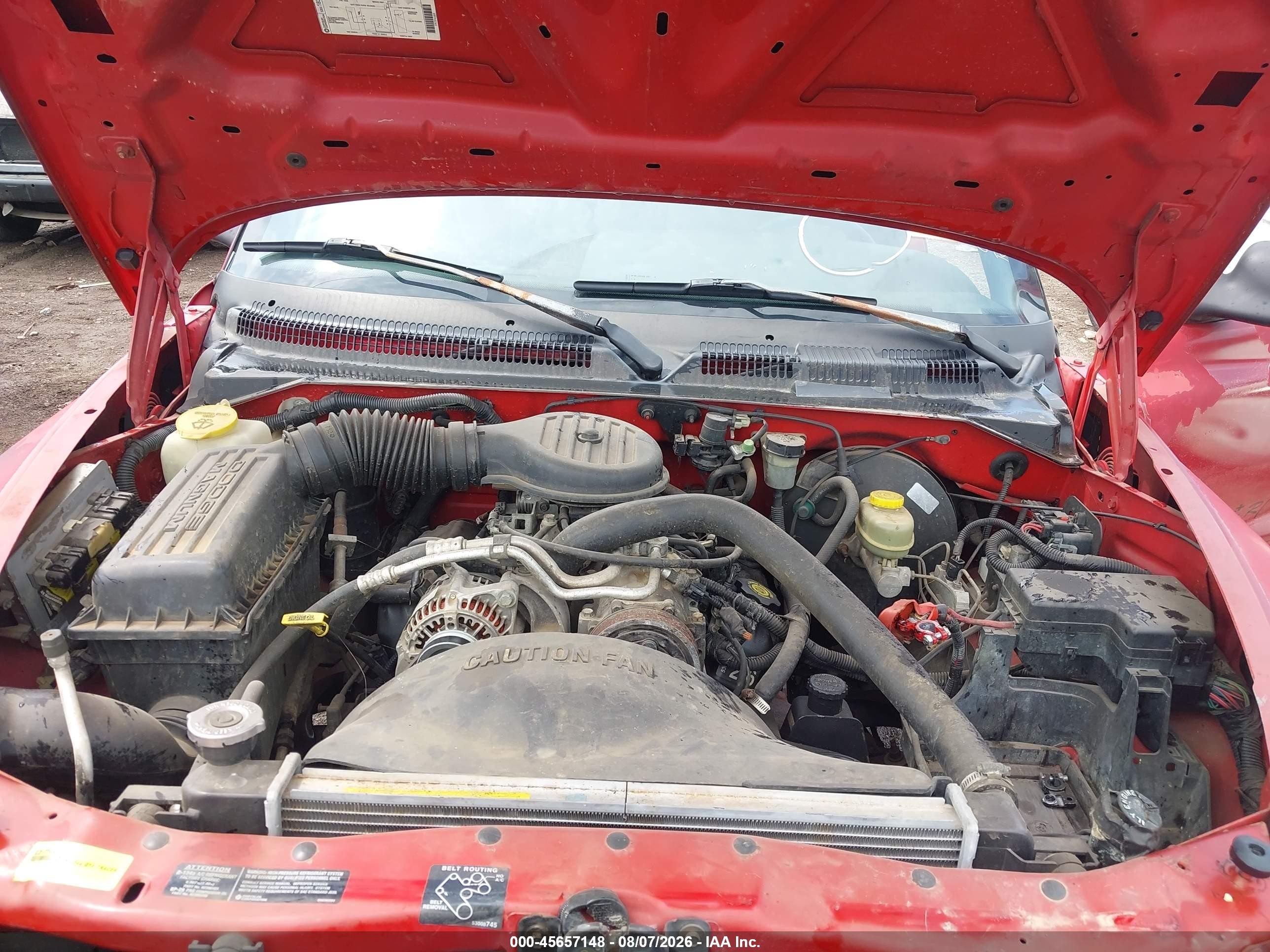 1998 Dodge Dakota Slt/sport Красный vin: 1B7FL26X6WS656363