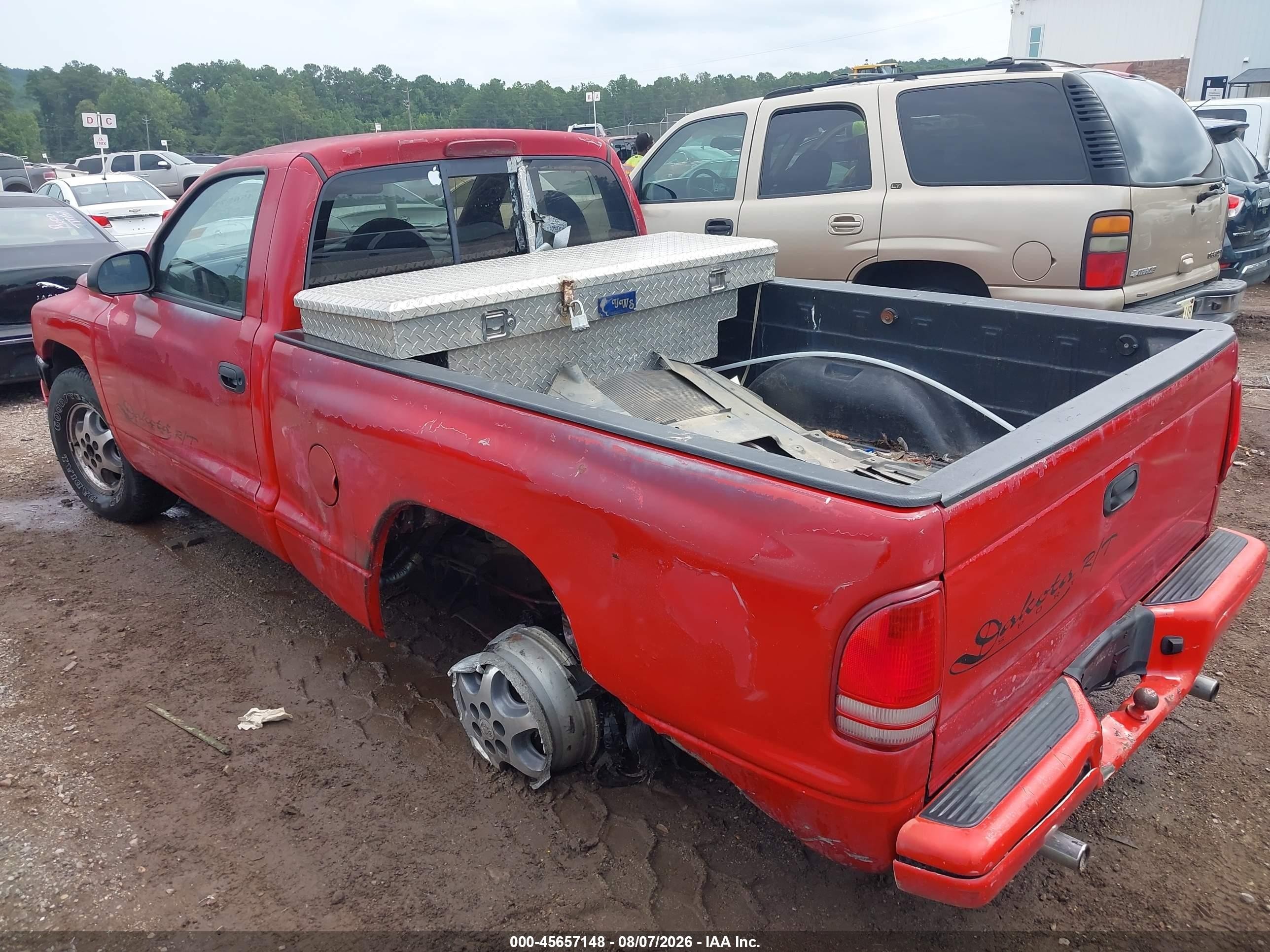 1998 Dodge Dakota Slt/sport Красный vin: 1B7FL26X6WS656363