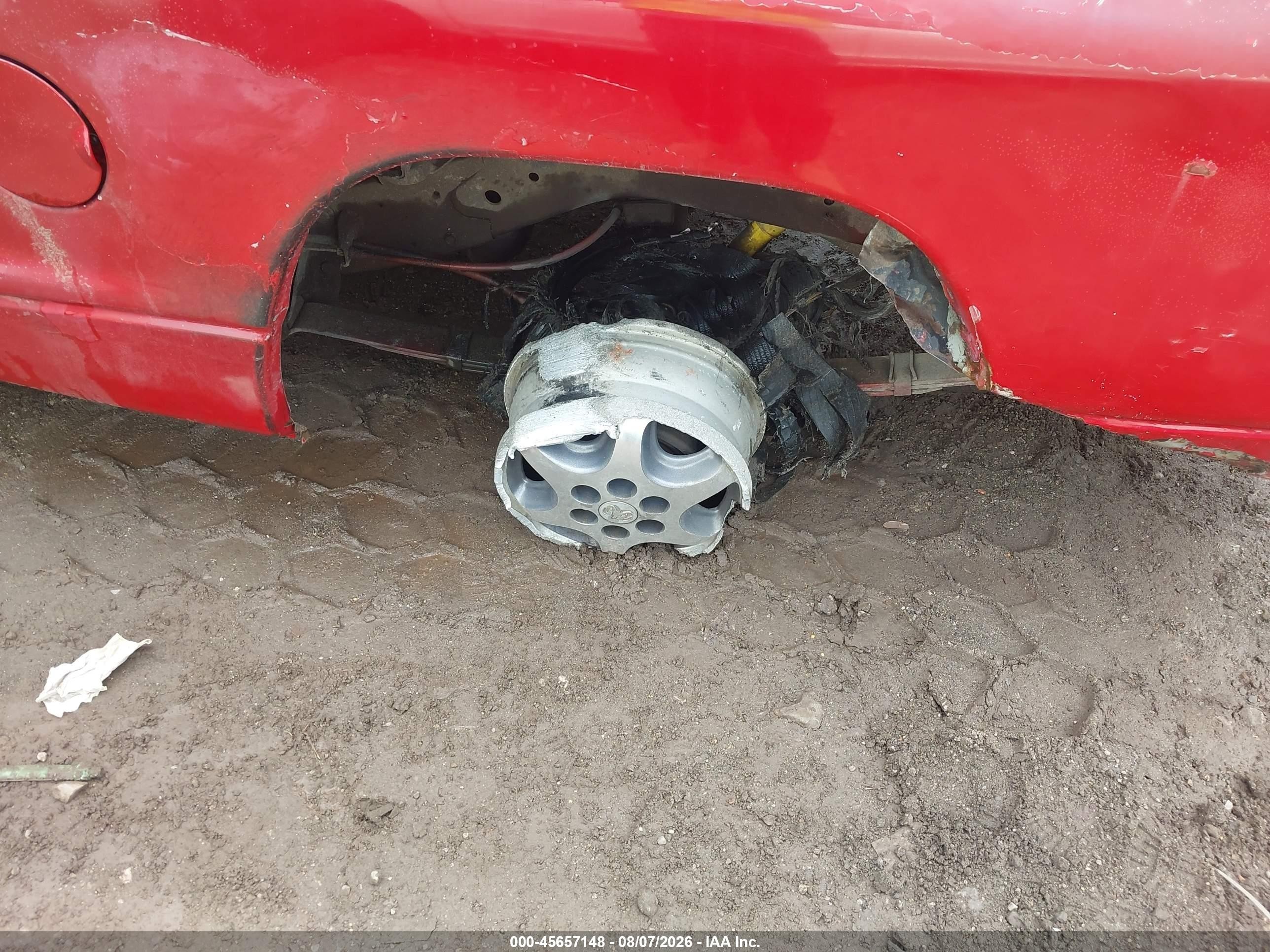 1998 Dodge Dakota Slt/sport Красный vin: 1B7FL26X6WS656363