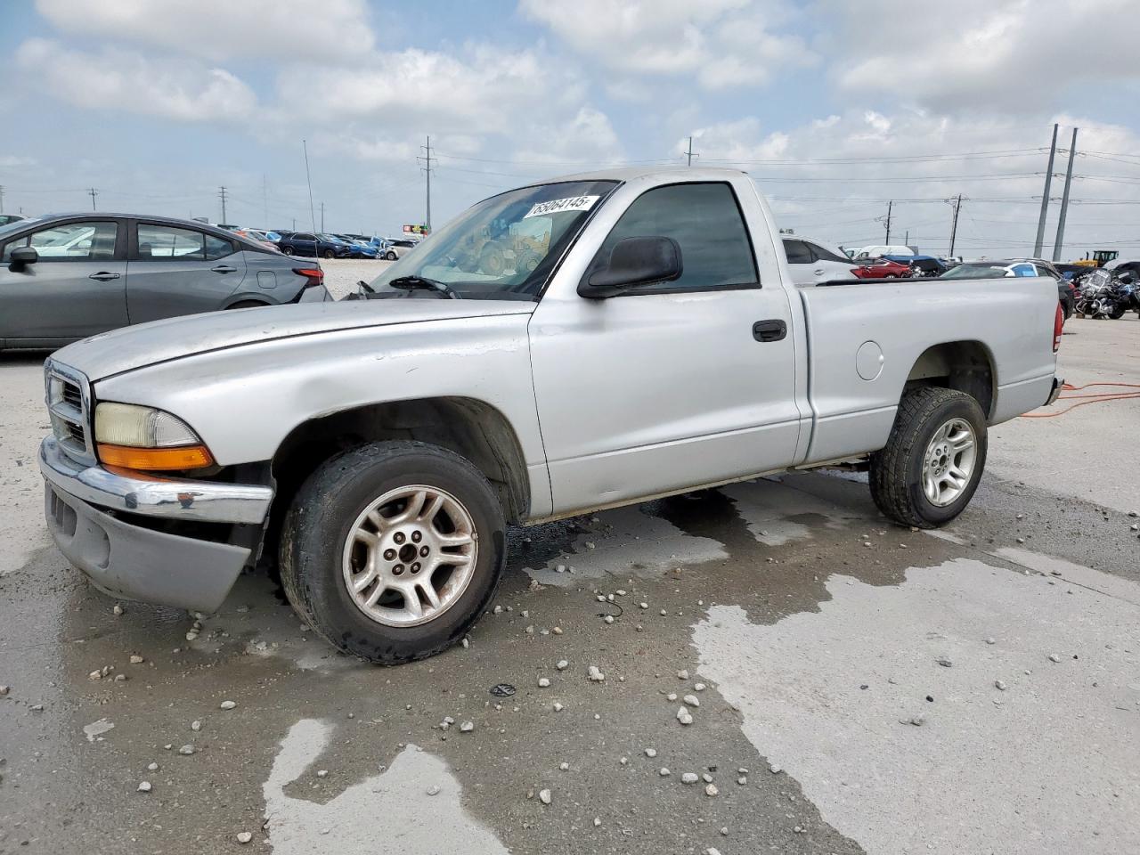2001 Dodge Dakota Silver vin: 1B7FL26X71S345839