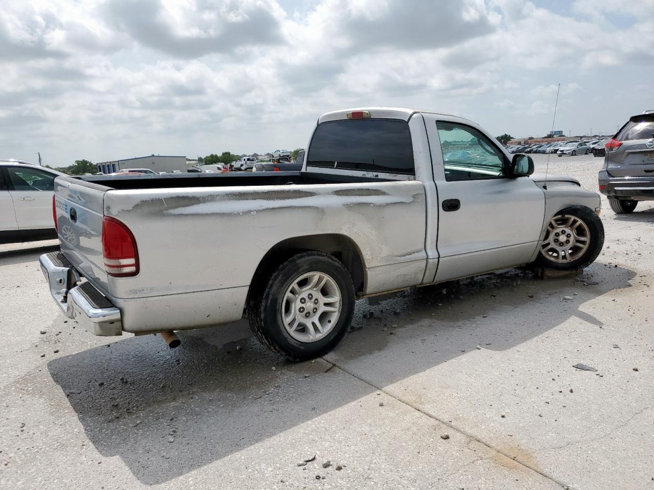 2001 Dodge Dakota Silver vin: 1B7FL26X71S345839