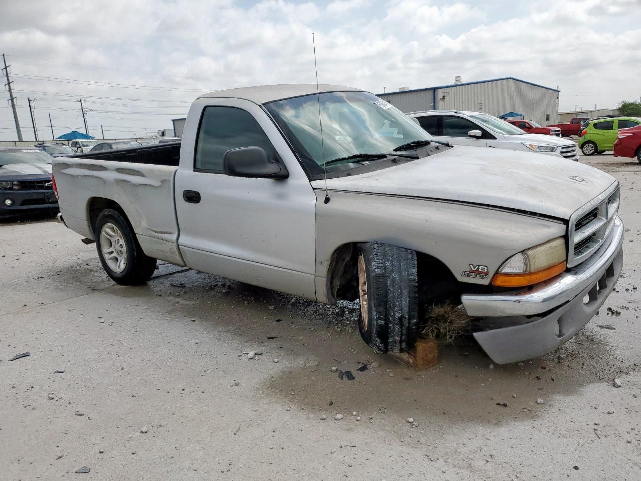 2001 Dodge Dakota Silver vin: 1B7FL26X71S345839