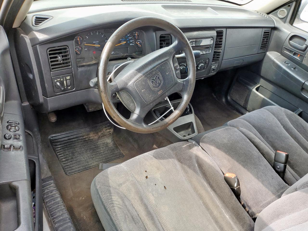 2001 Dodge Dakota Silver vin: 1B7FL26X71S345839
