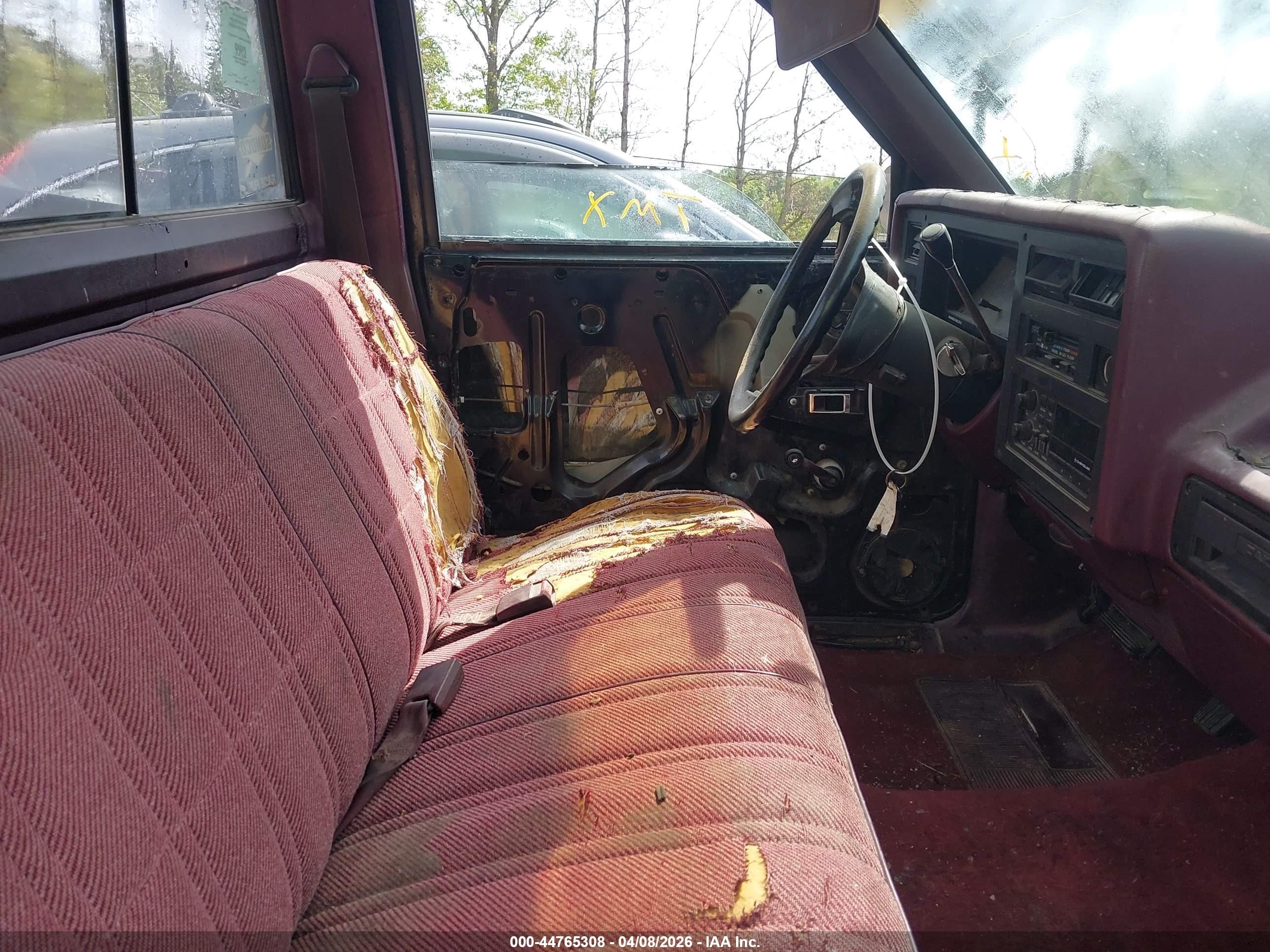 1989 Dodge Dakota   Черный vin: 1B7FL26X7KS188718