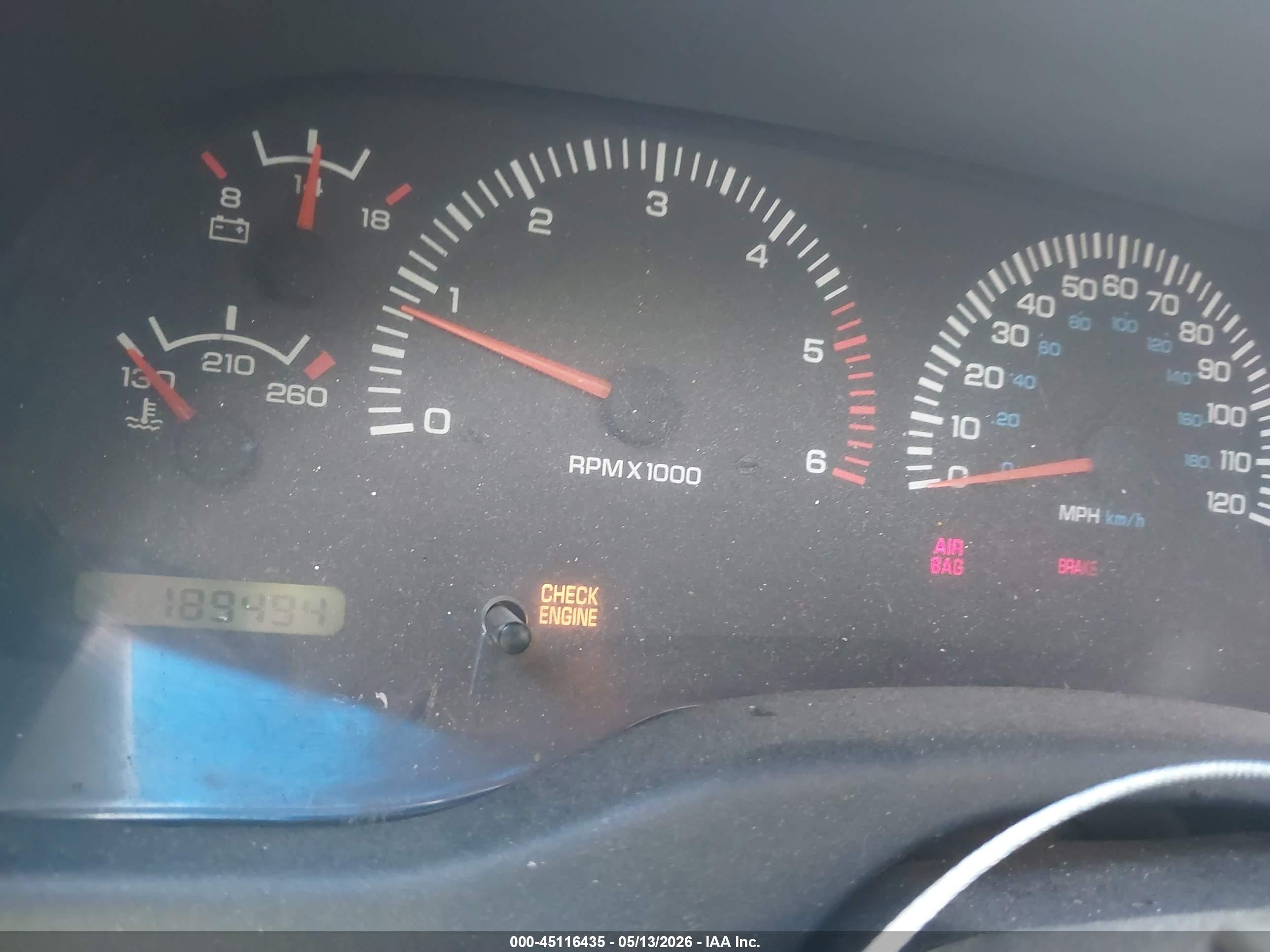 1998 Dodge Dakota Slt/sport Burgundy vin: 1B7FL26X7WS533705