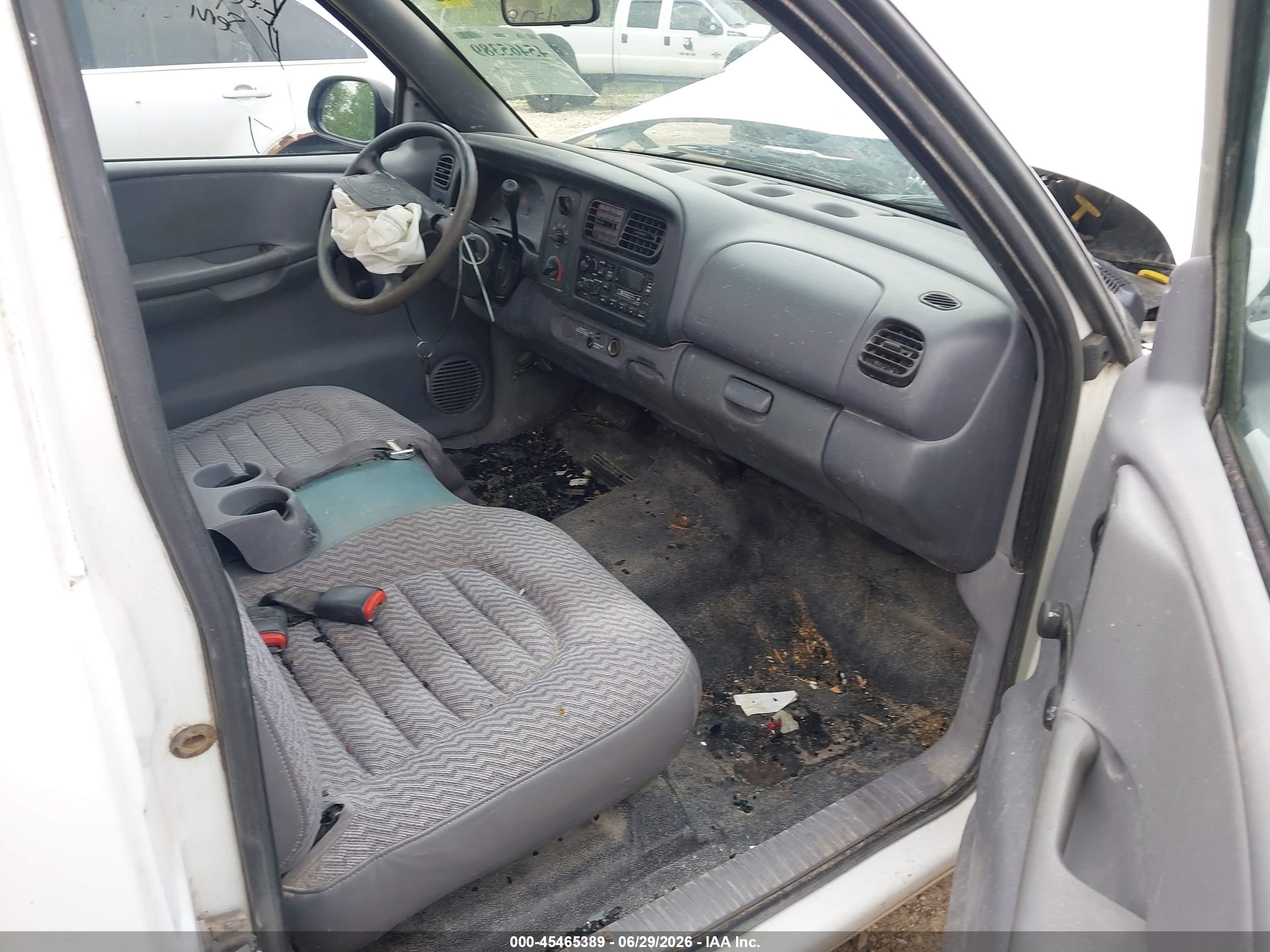 1998 Dodge Dakota Slt/sport White vin: 1B7FL26X8WS727997