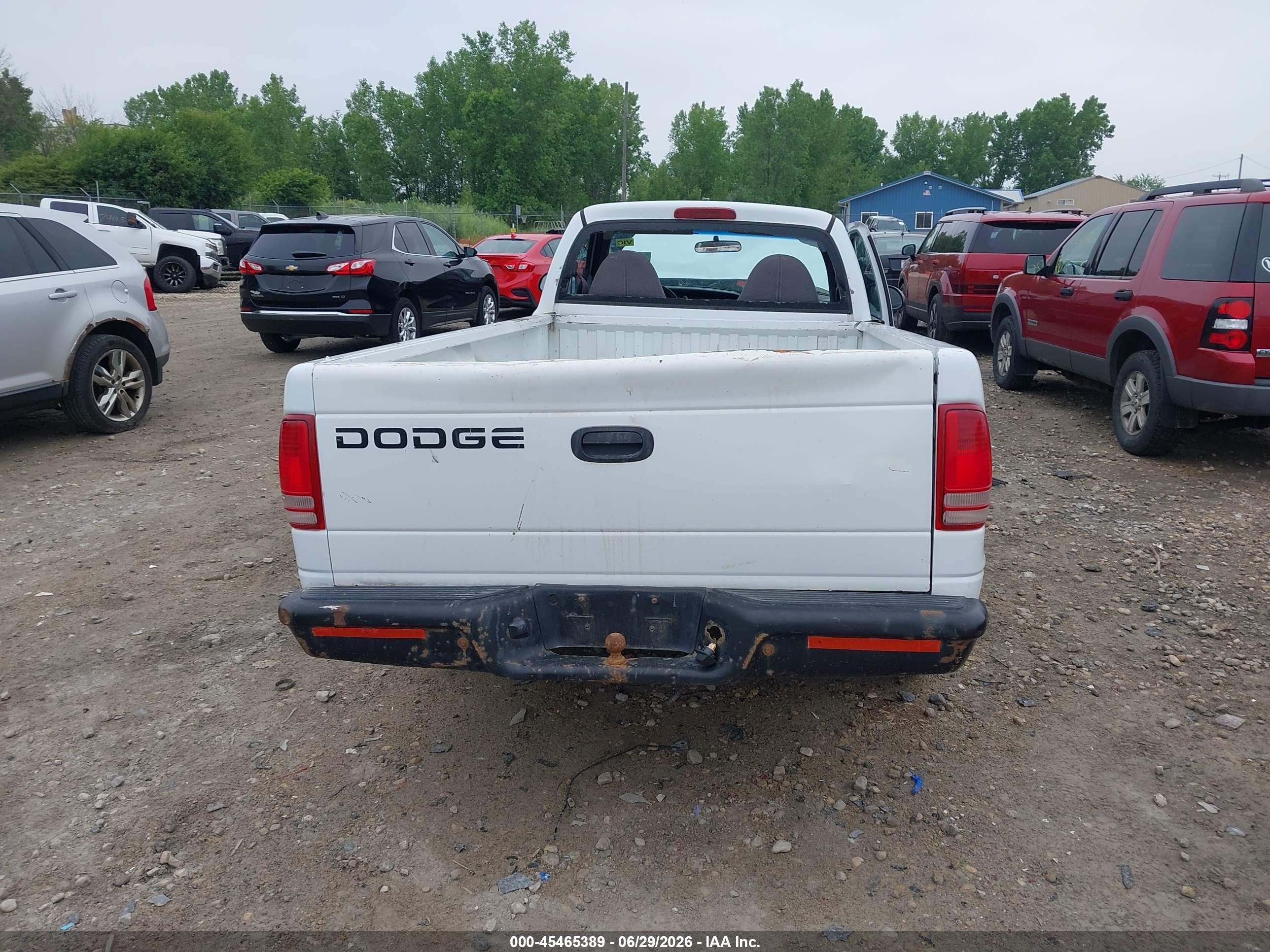 1998 Dodge Dakota Slt/sport White vin: 1B7FL26X8WS727997