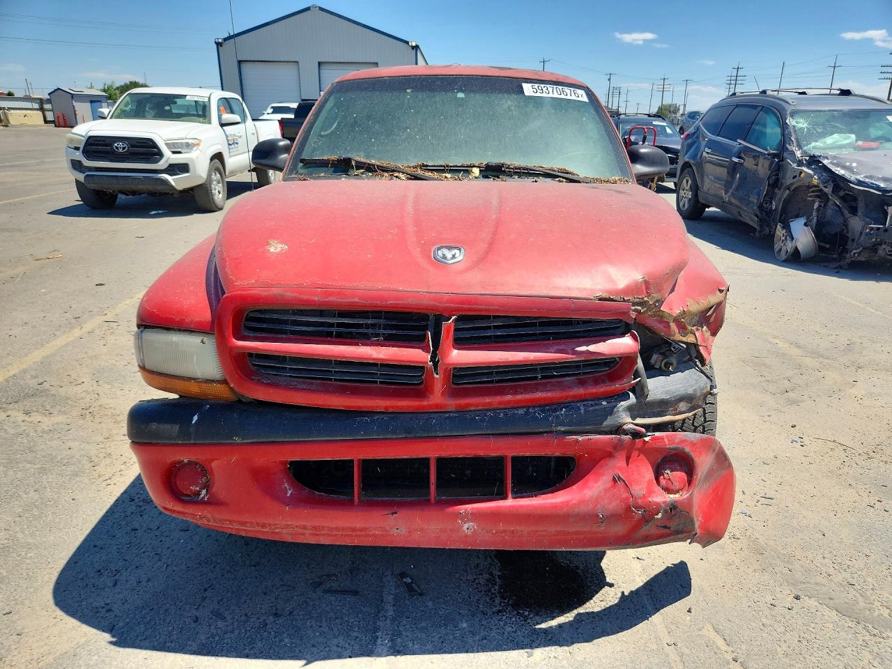2000 Dodge Dakota Red vin: 1B7FL26X8YS742647