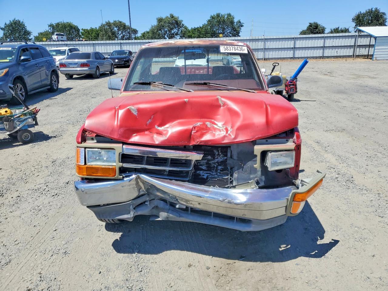 1993 Dodge Dakota Red vin: 1B7FL26X9PS281506