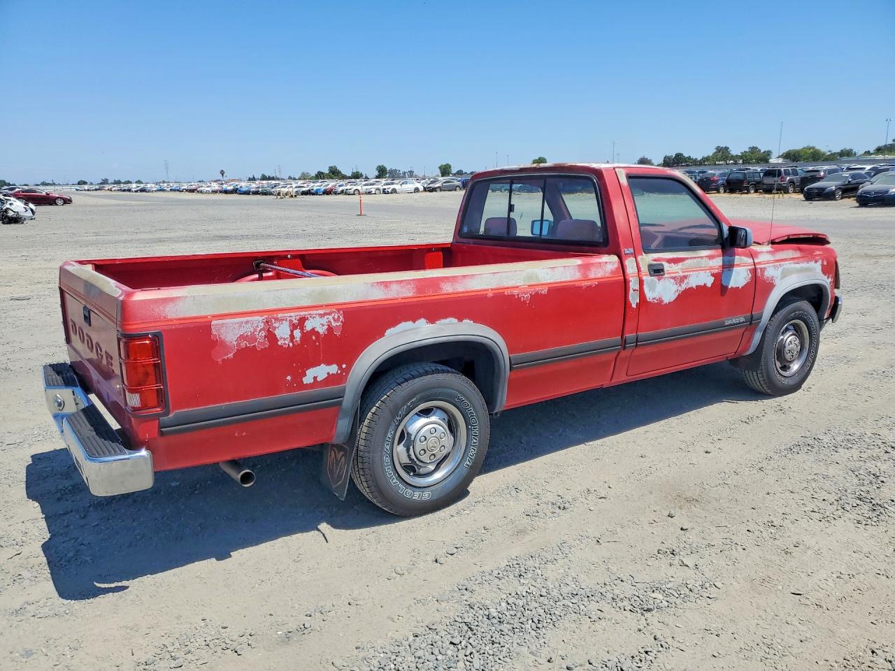 1993 Dodge Dakota Red vin: 1B7FL26X9PS281506