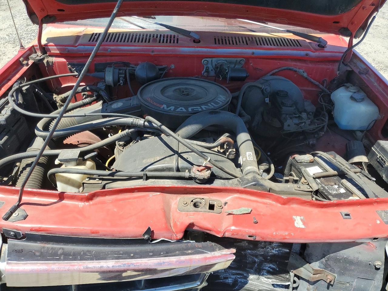 1993 Dodge Dakota Red vin: 1B7FL26X9PS281506
