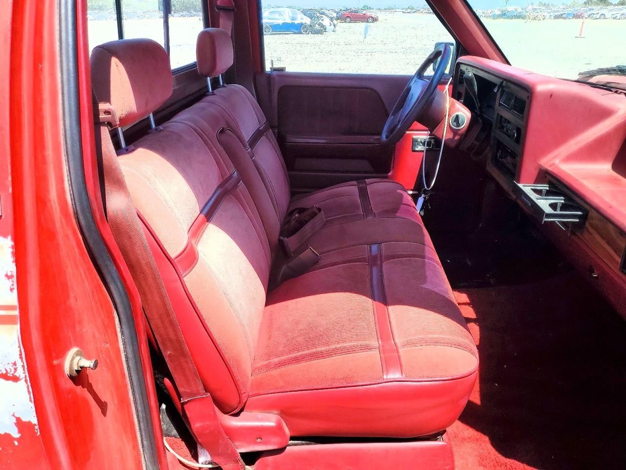 1993 Dodge Dakota Red vin: 1B7FL26X9PS281506