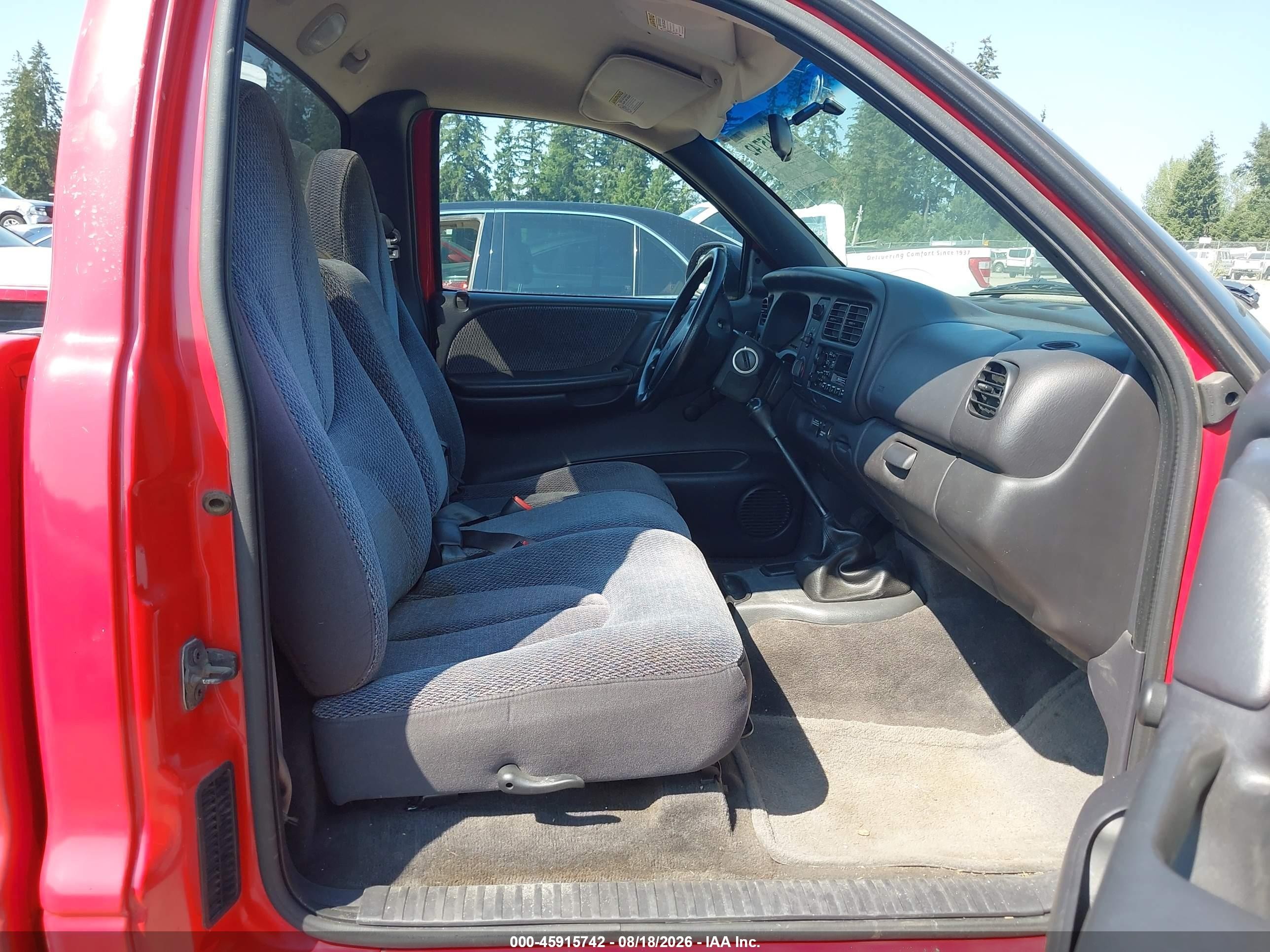 1998 Dodge Dakota Slt/sport Red vin: 1B7FL26X9WS650086