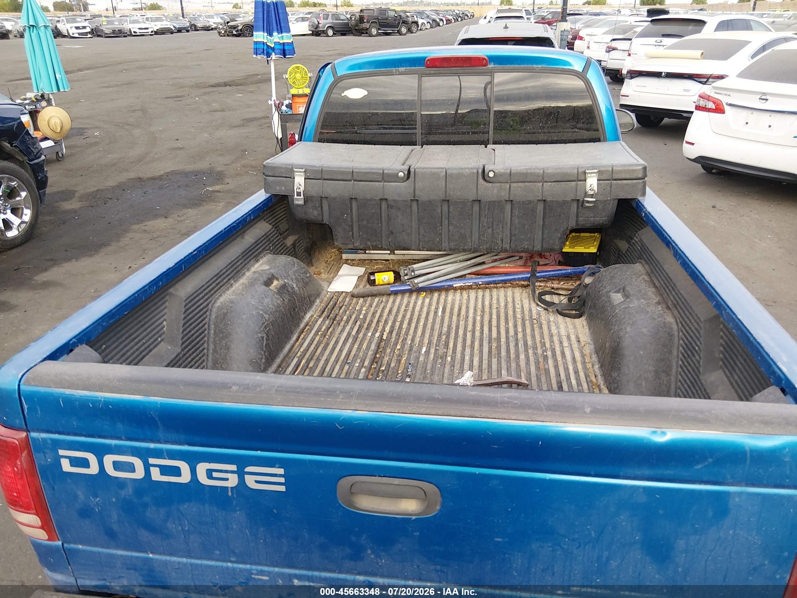 1999 Dodge Dakota Slt/sport Blue vin: 1B7FL26XXXS109419