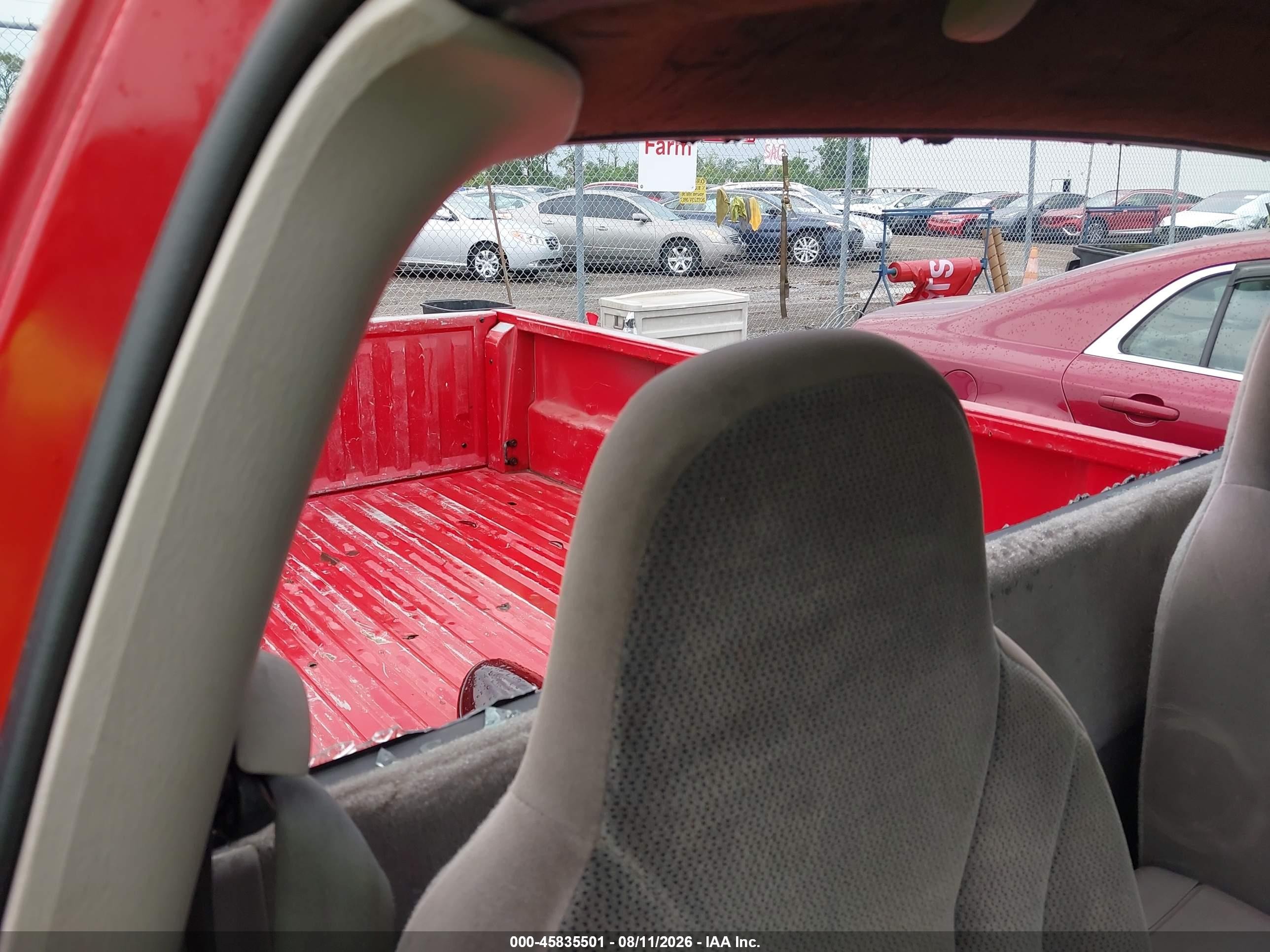 2002 Dodge Dakota Sport Red vin: 1B7FL36X22S561766