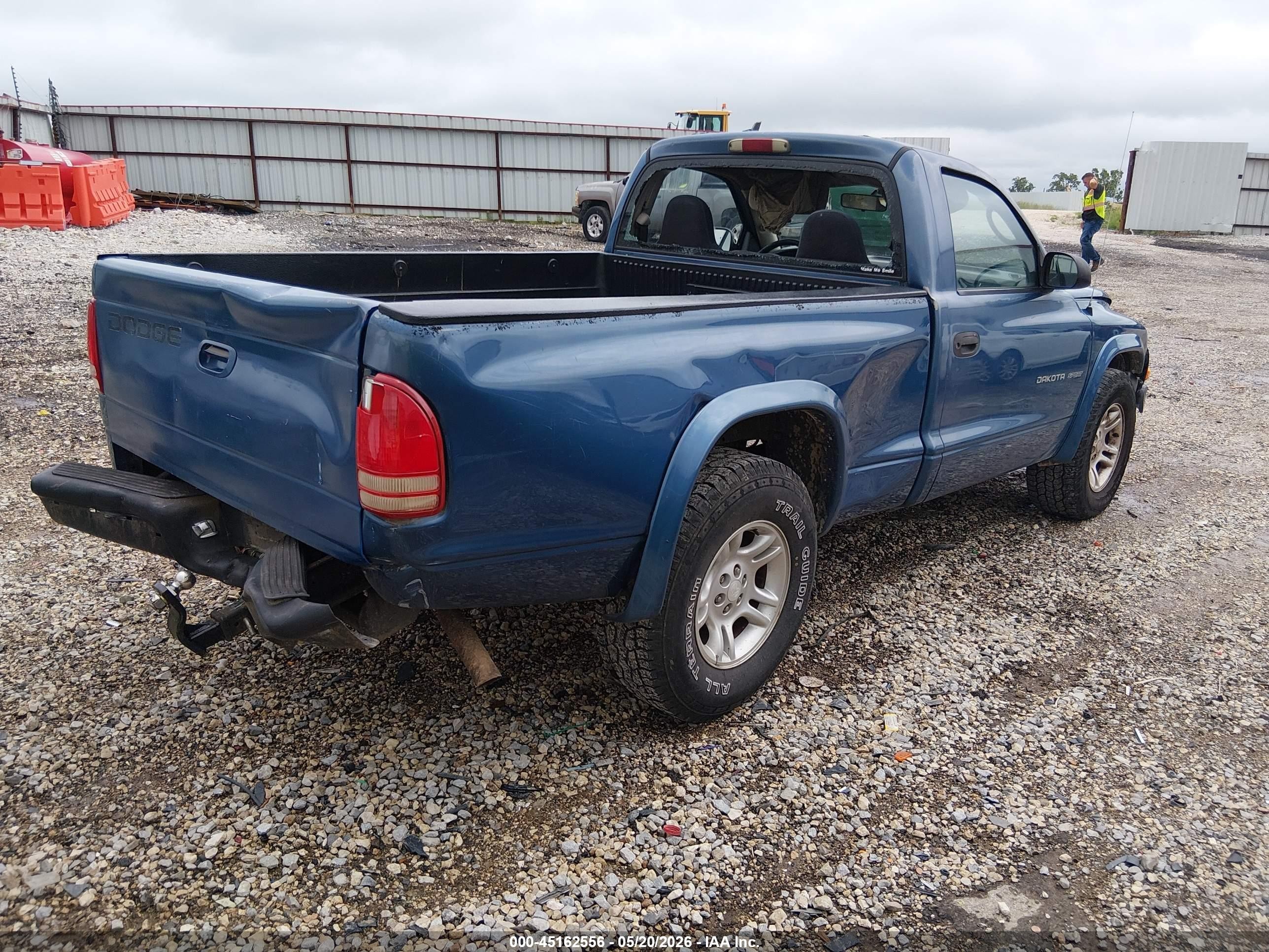 2002 Dodge Dakota Sport Blue vin: 1B7FL36X42S650867