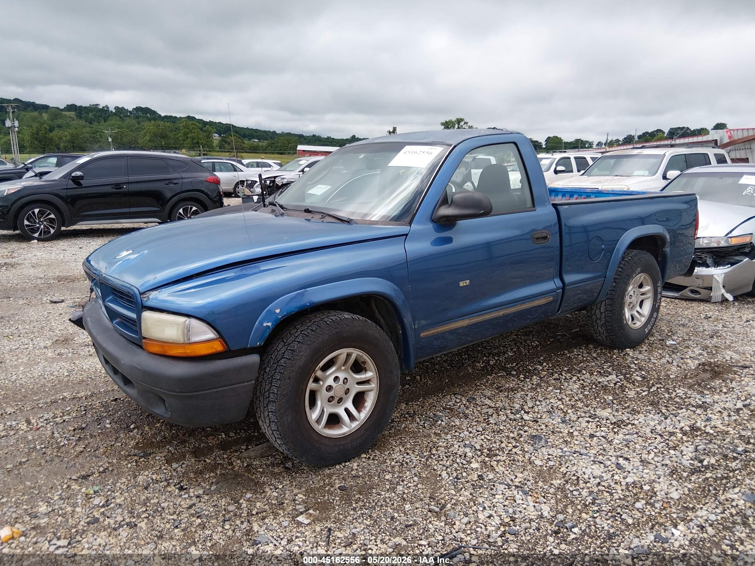 2002 Dodge Dakota Sport Blue vin: 1B7FL36X42S650867