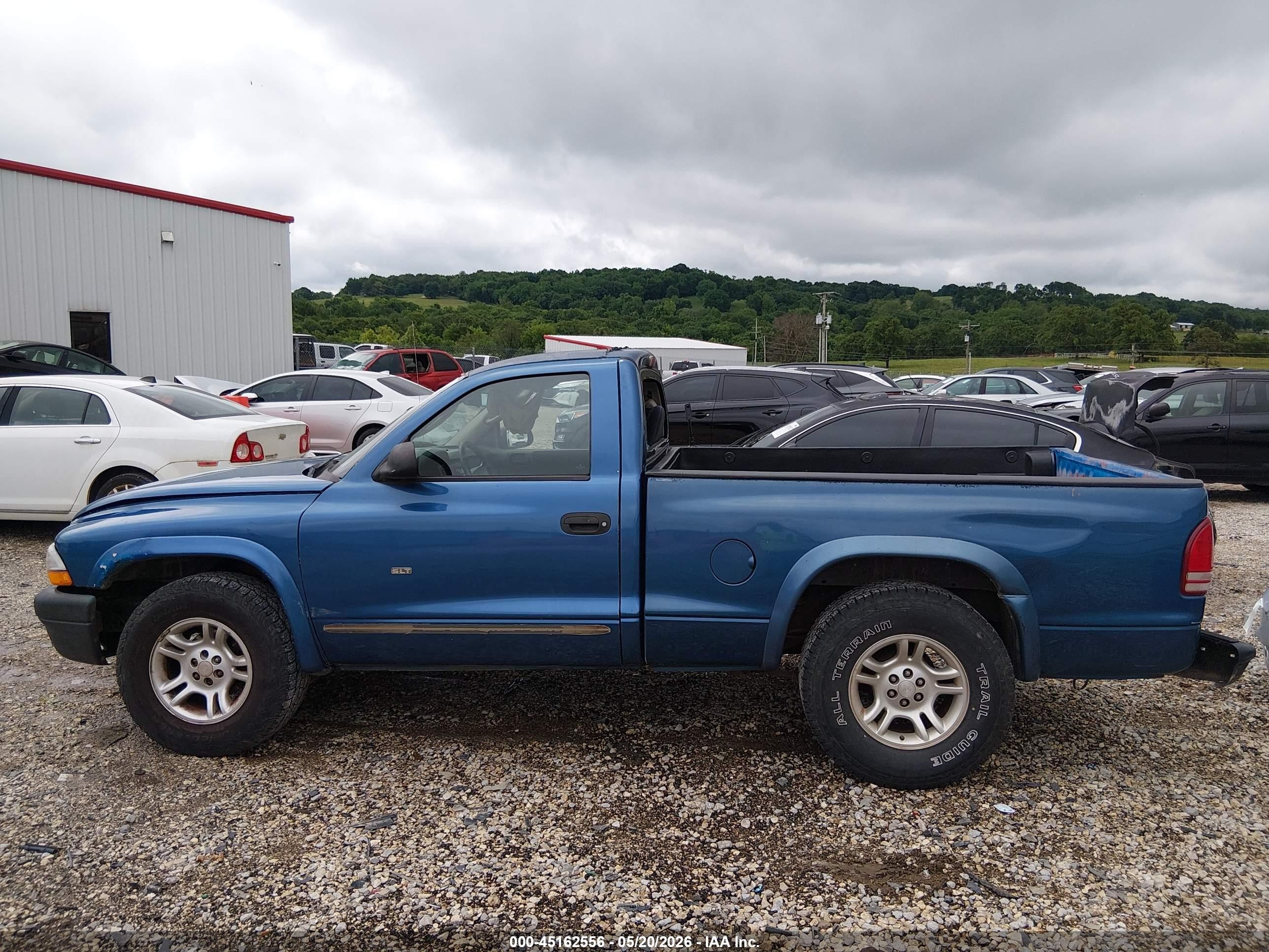 2002 Dodge Dakota Sport Blue vin: 1B7FL36X42S650867
