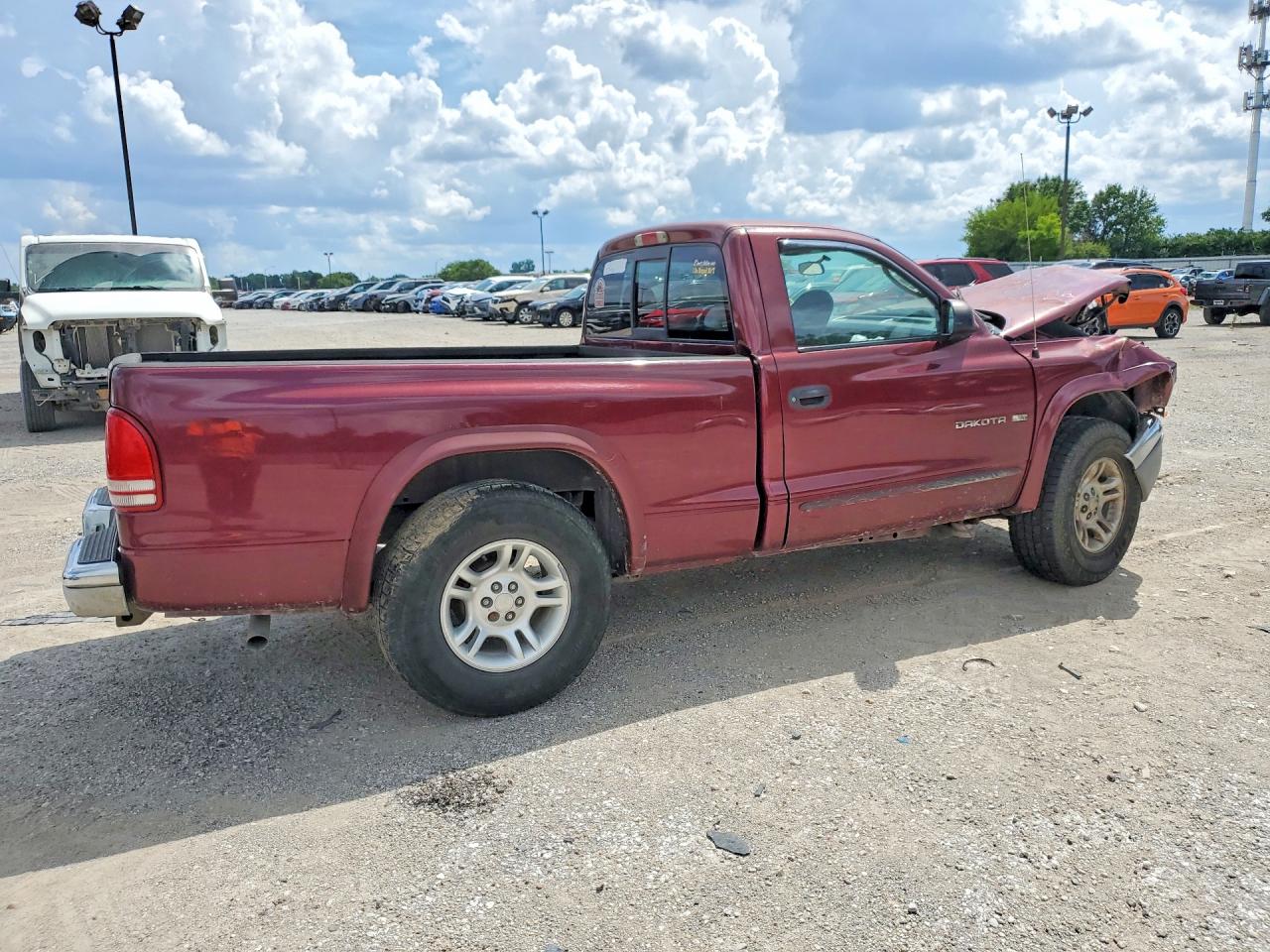 2002 Dodge Dakota Slt Maroon vin: 1B7FL46X72S723672