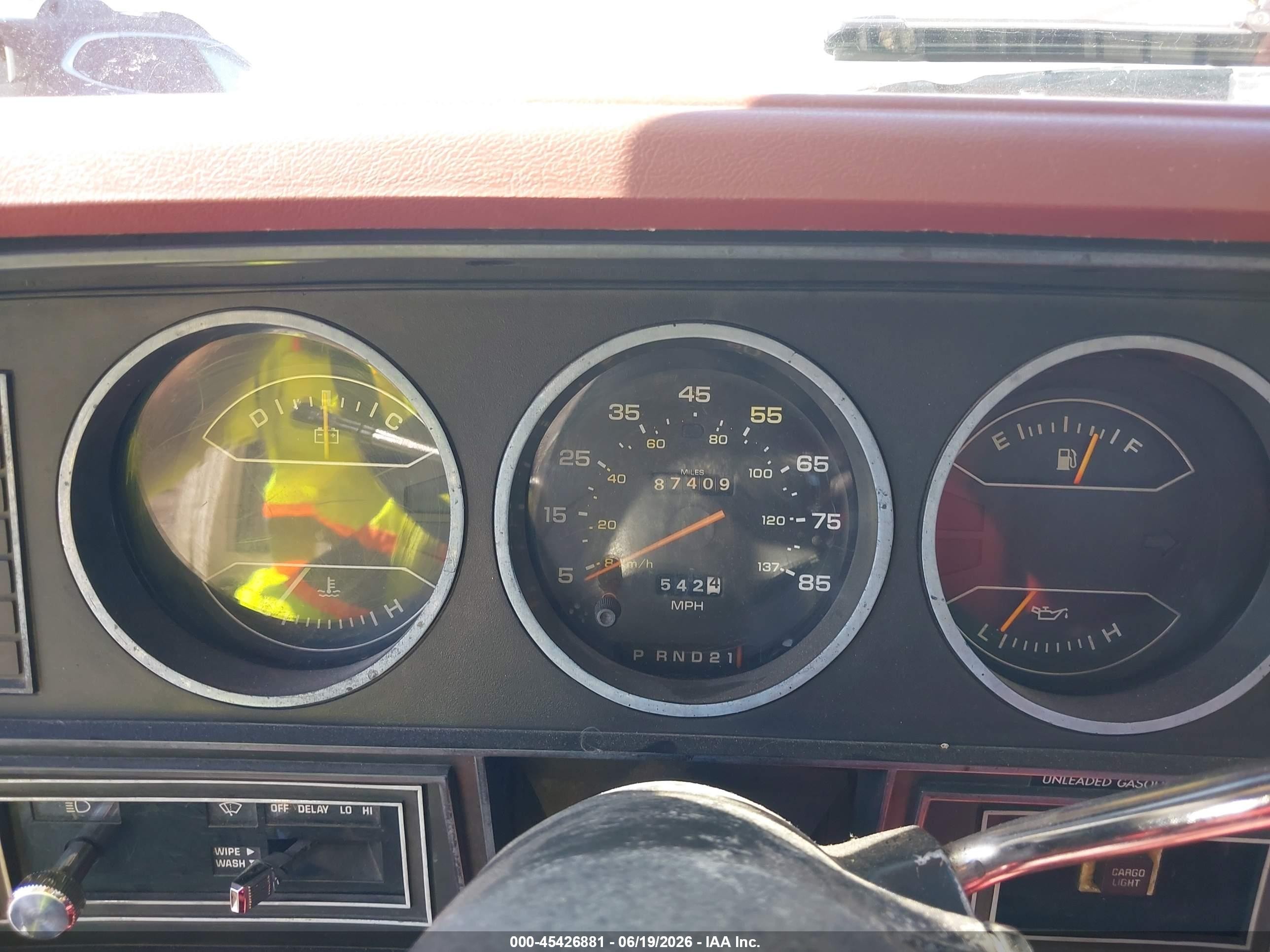 1984 Dodge D-series D150 White vin: 1B7GD14T0ES213071