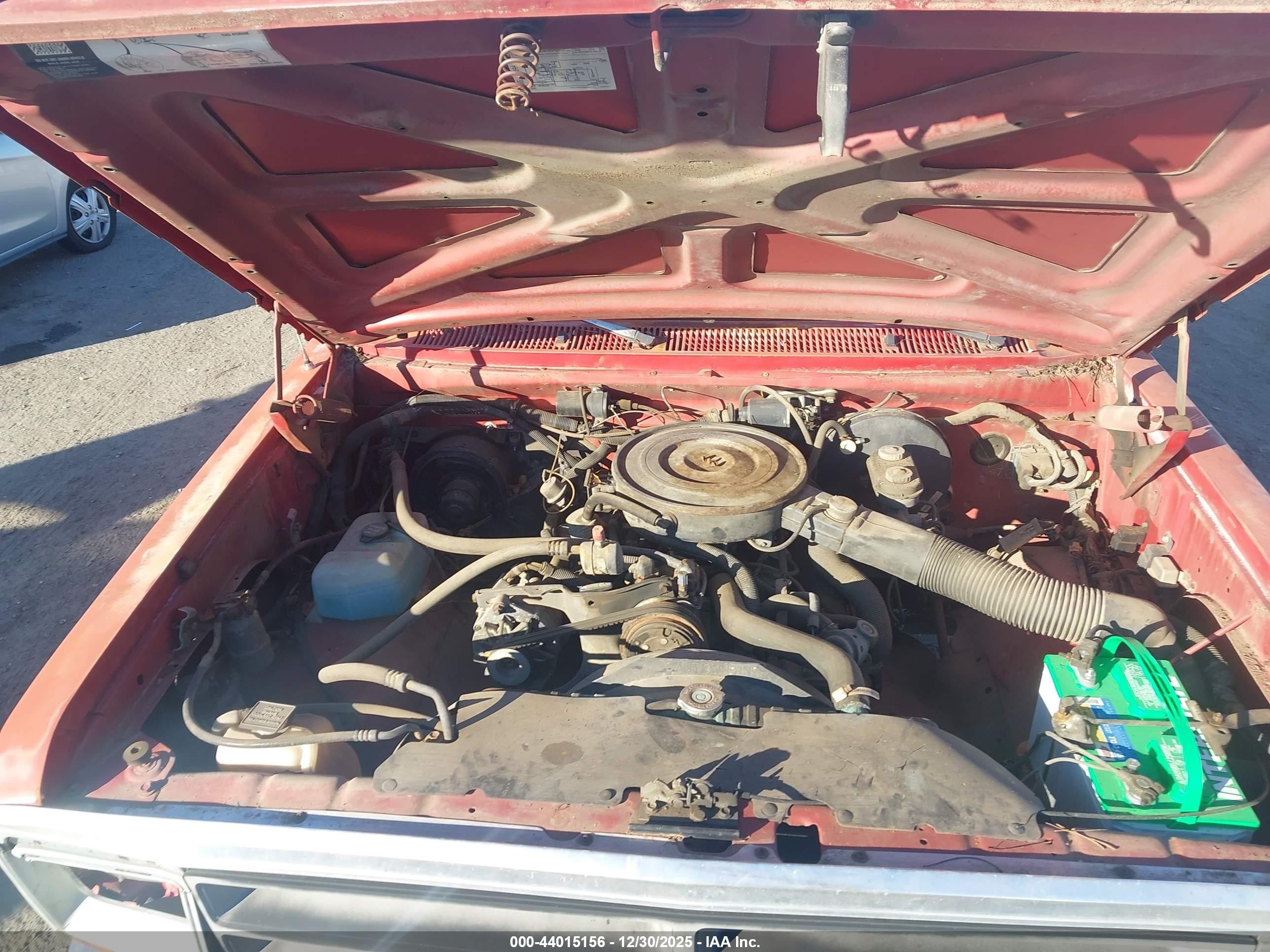 1990 Dodge D-series D150s Красный vin: 1B7GE06Y3LS657431