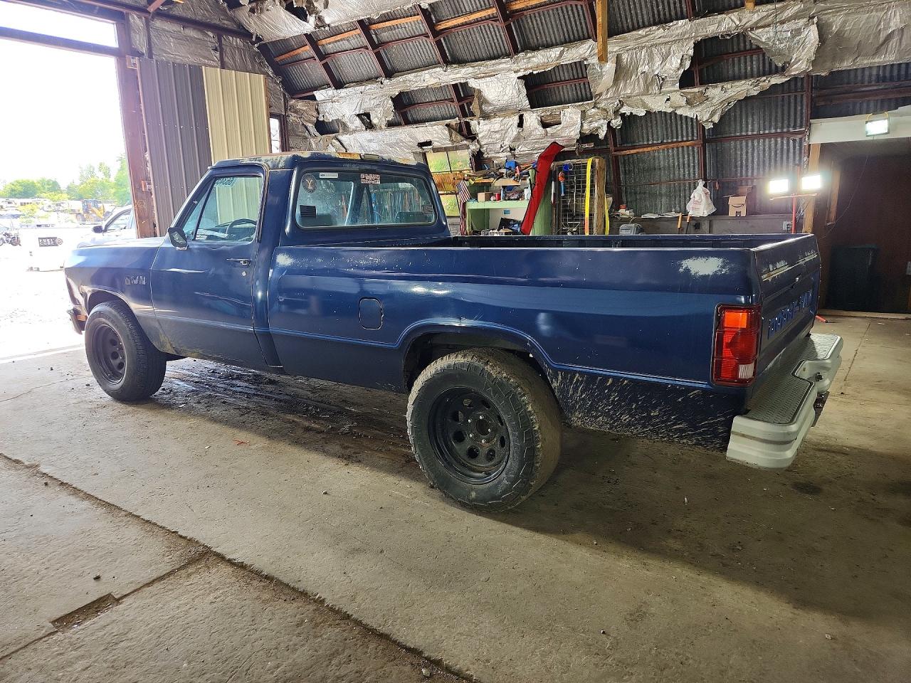 1990 Dodge D-series D150s Blue vin: 1B7GE06Y9LS713114