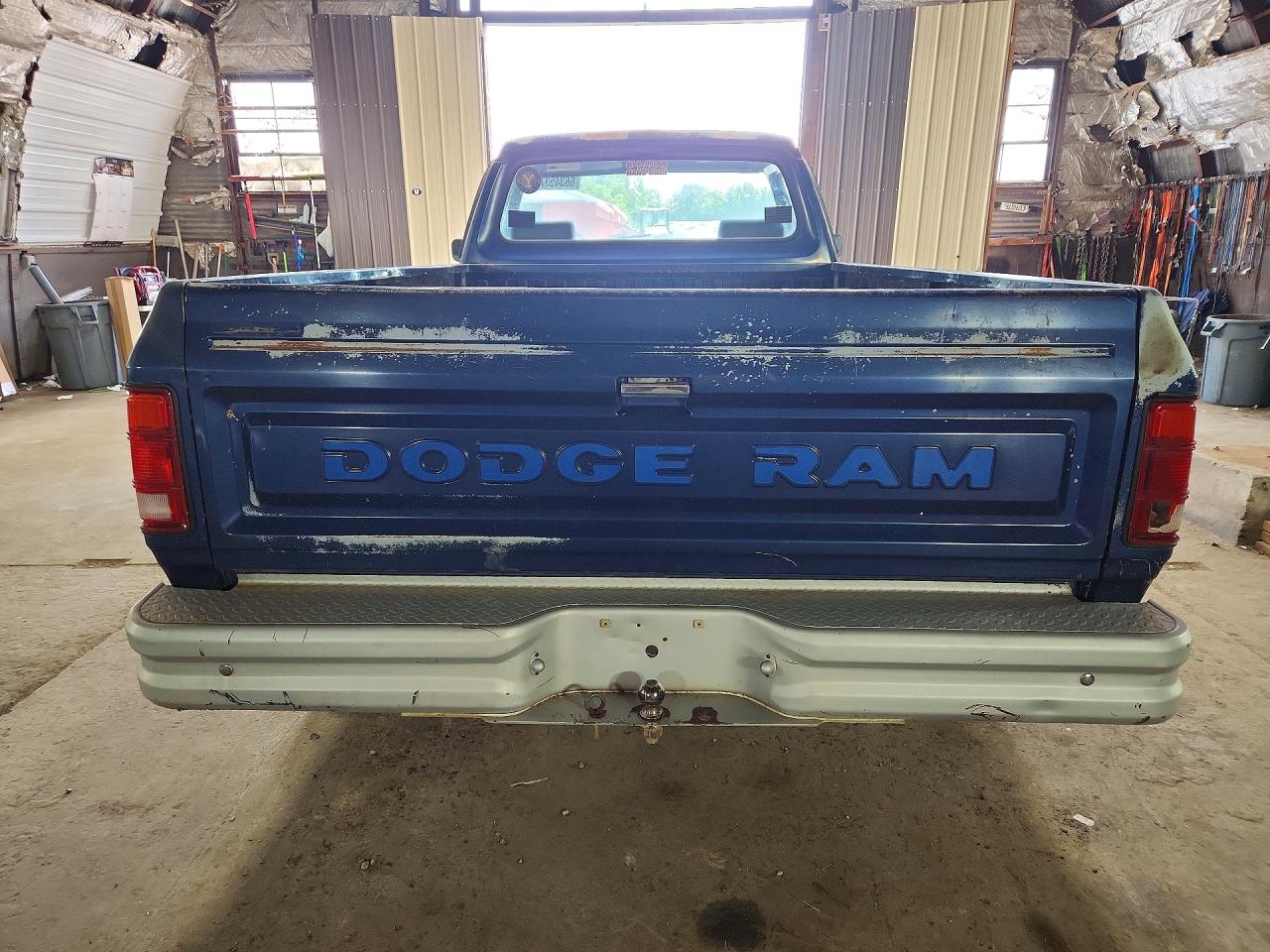 1990 Dodge D-series D150s Blue vin: 1B7GE06Y9LS713114