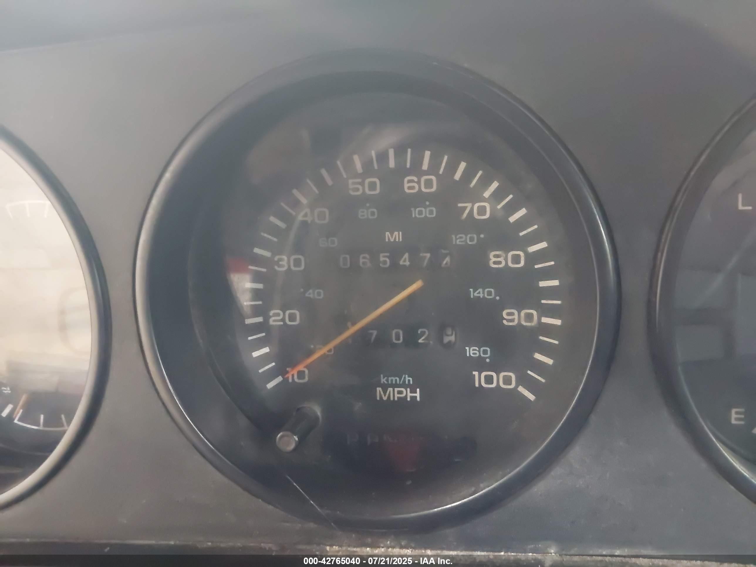 1991 Dodge D-series D150s Red vin: 1B7GE06YXMS226067