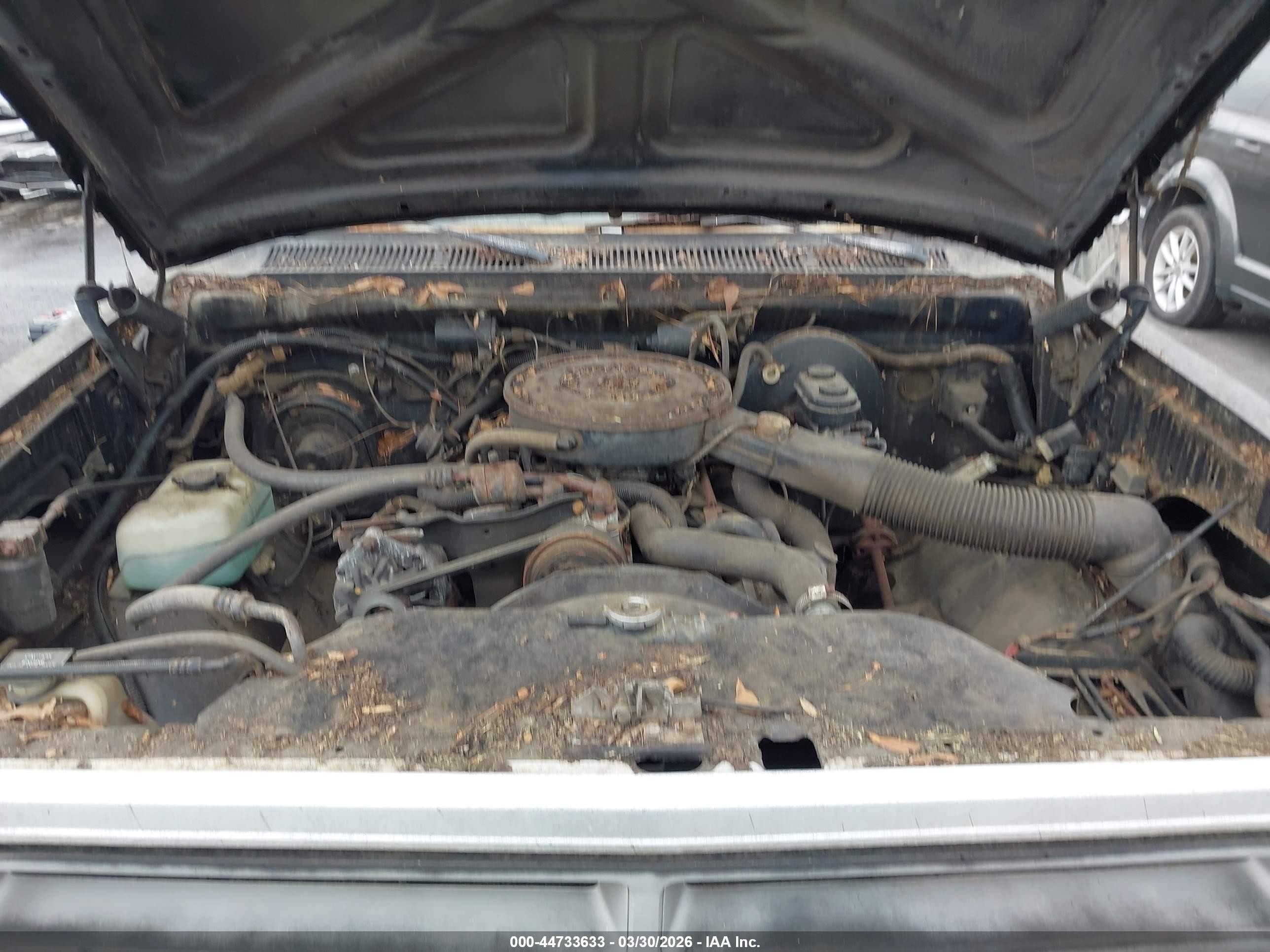 1990 Dodge D-series D150 Черный vin: 1B7GE16Y2LS754593