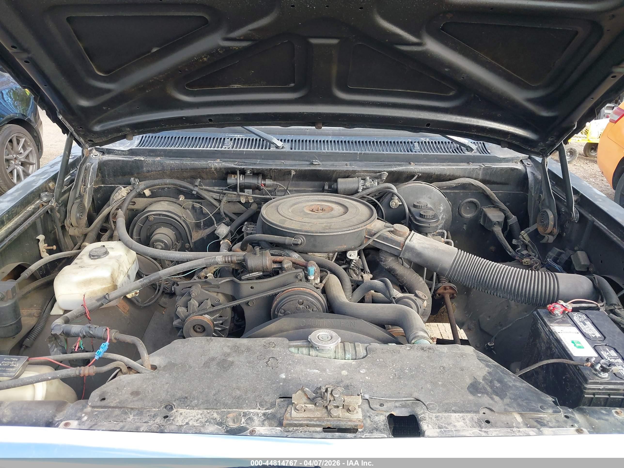1991 Dodge D-series D150 Black vin: 1B7GE16Y5MS221977