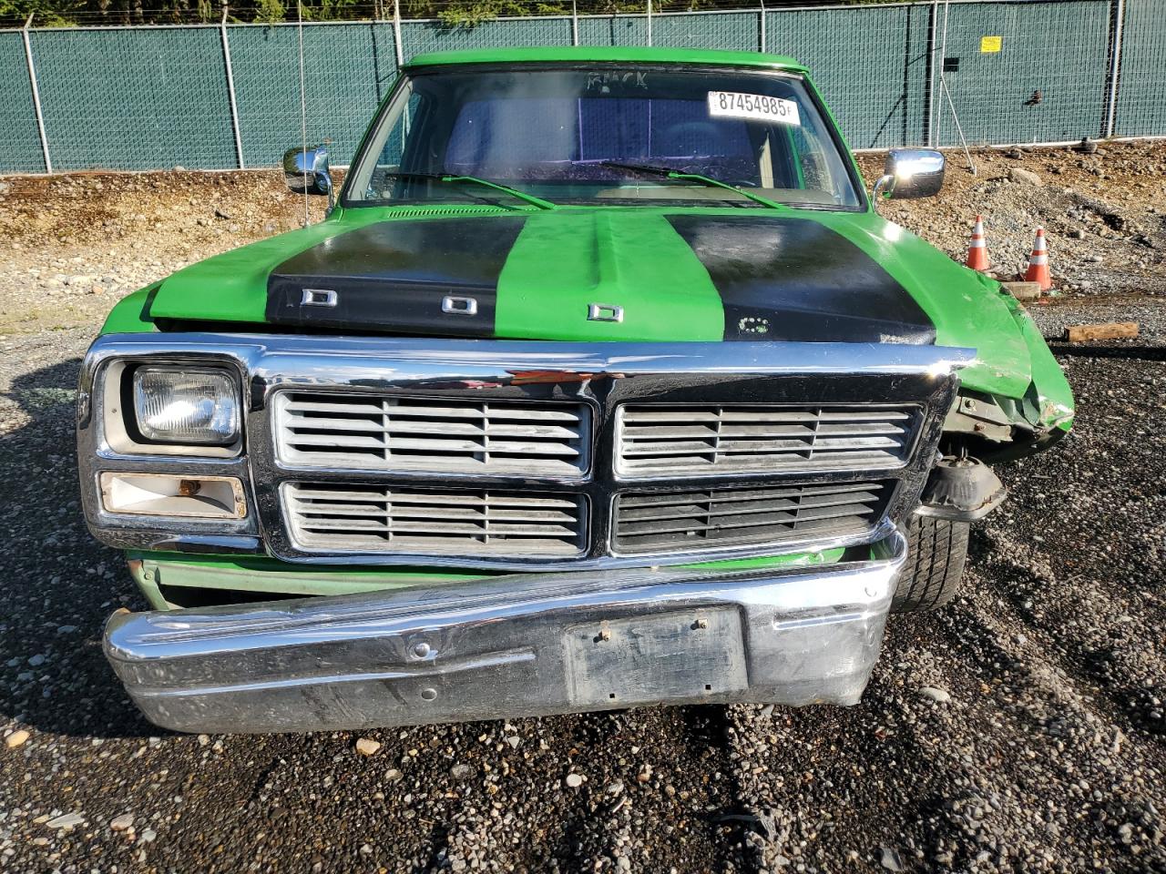 1991 Dodge D-series D150 Green vin: 1B7GE16YXMS324120
