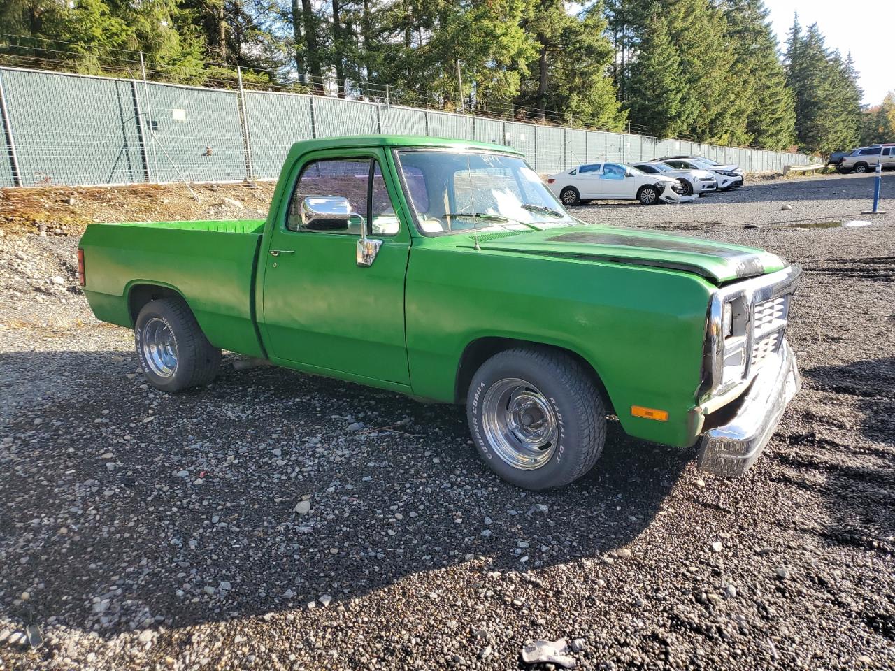 1991 Dodge D-series D150 Green vin: 1B7GE16YXMS324120