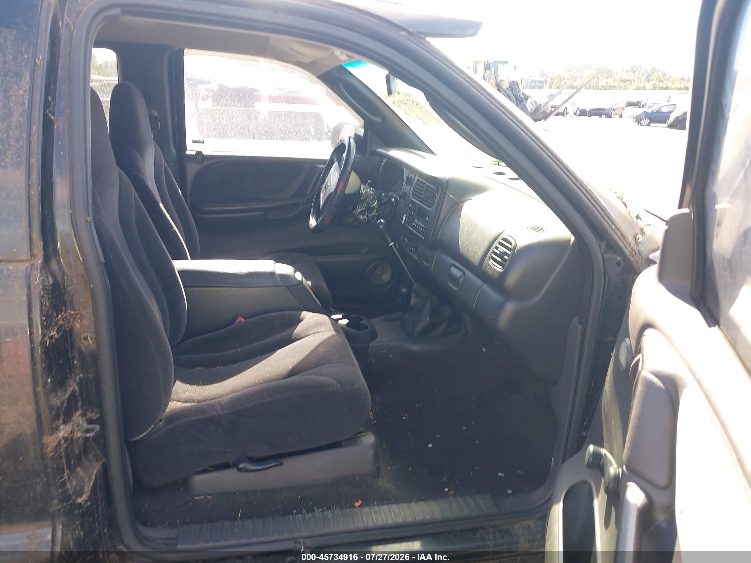 2000 Dodge Dakota Slt/sport Black vin: 1B7GG22N0YS658948