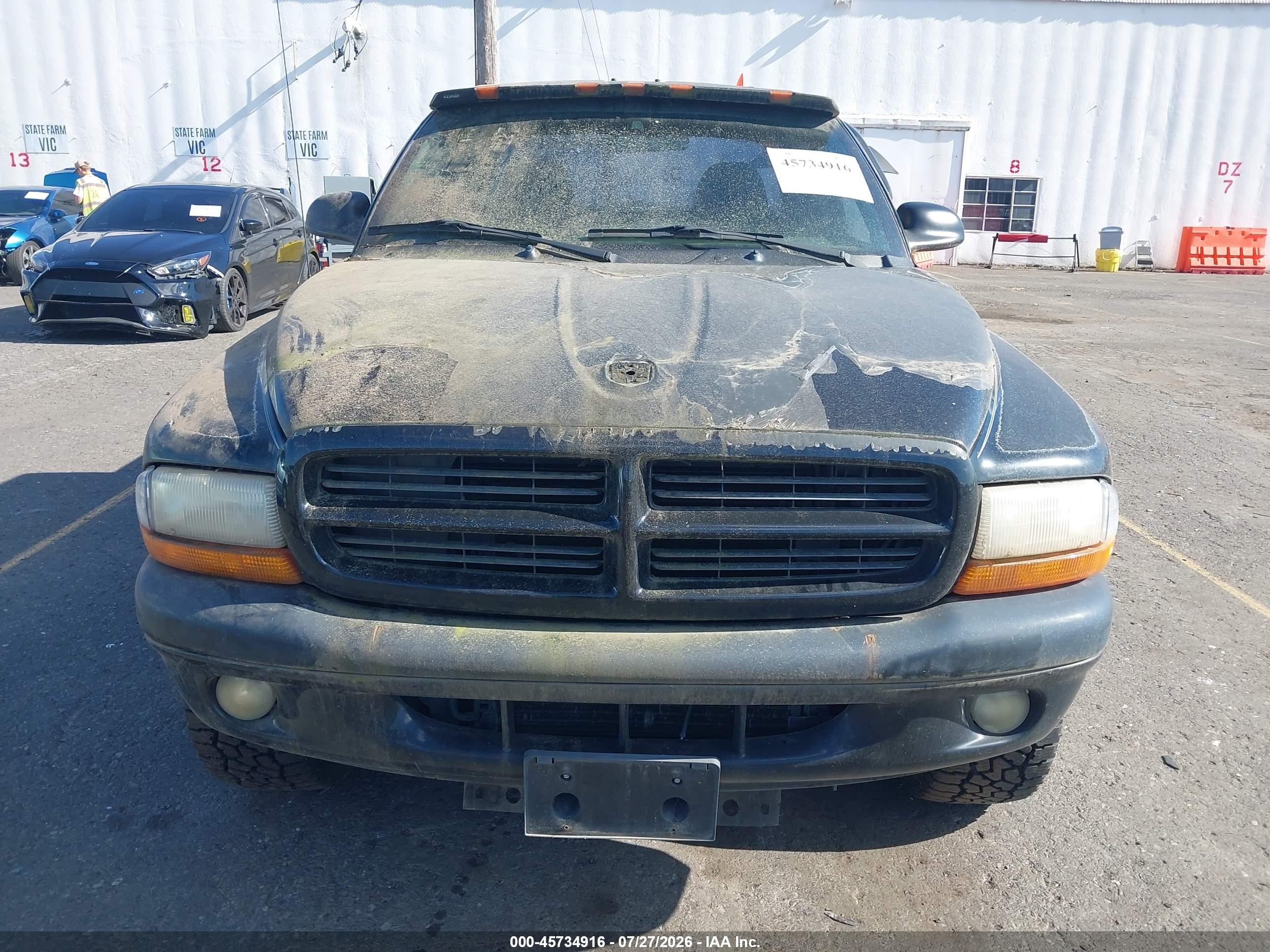 2000 Dodge Dakota Slt/sport Black vin: 1B7GG22N0YS658948