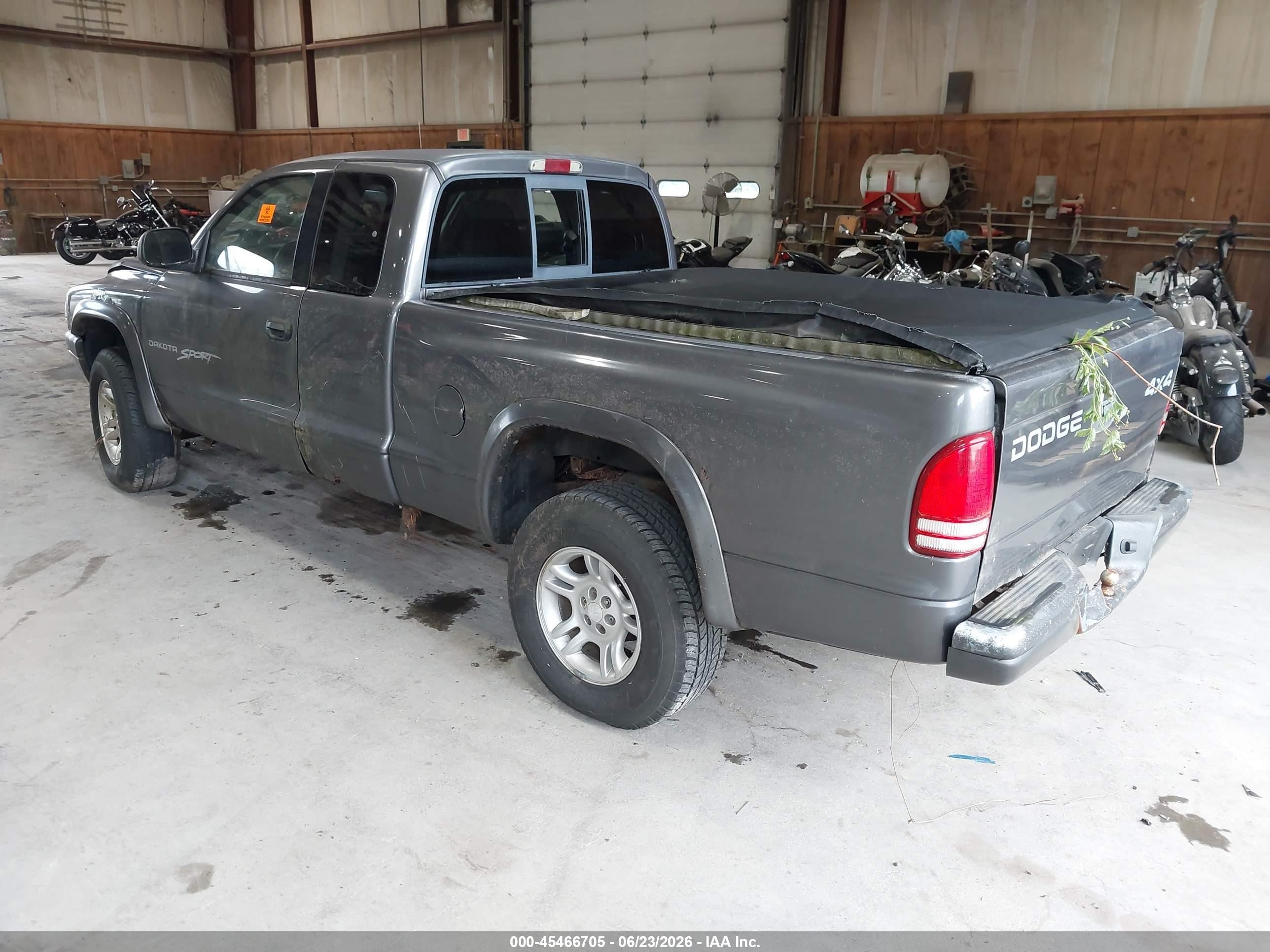 2001 Dodge Dakota Slt/sport Gray vin: 1B7GG22N11S336003