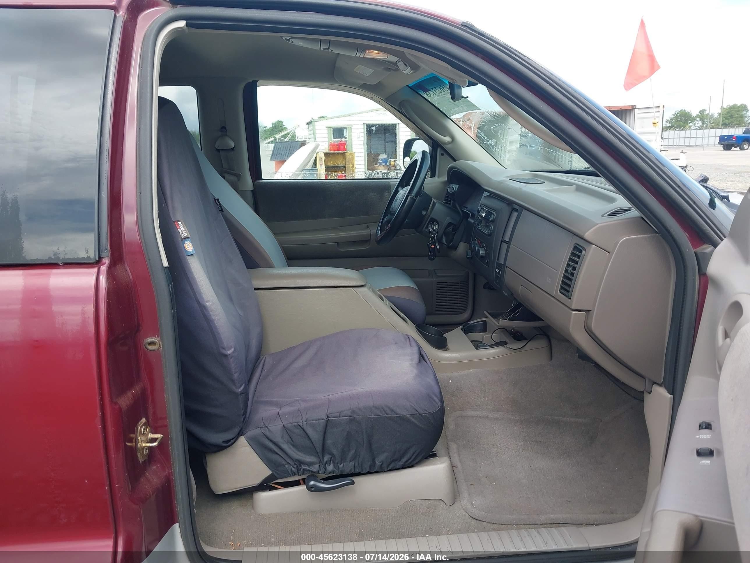 2001 Dodge Dakota Slt/sport Maroon vin: 1B7GG22N21S279732