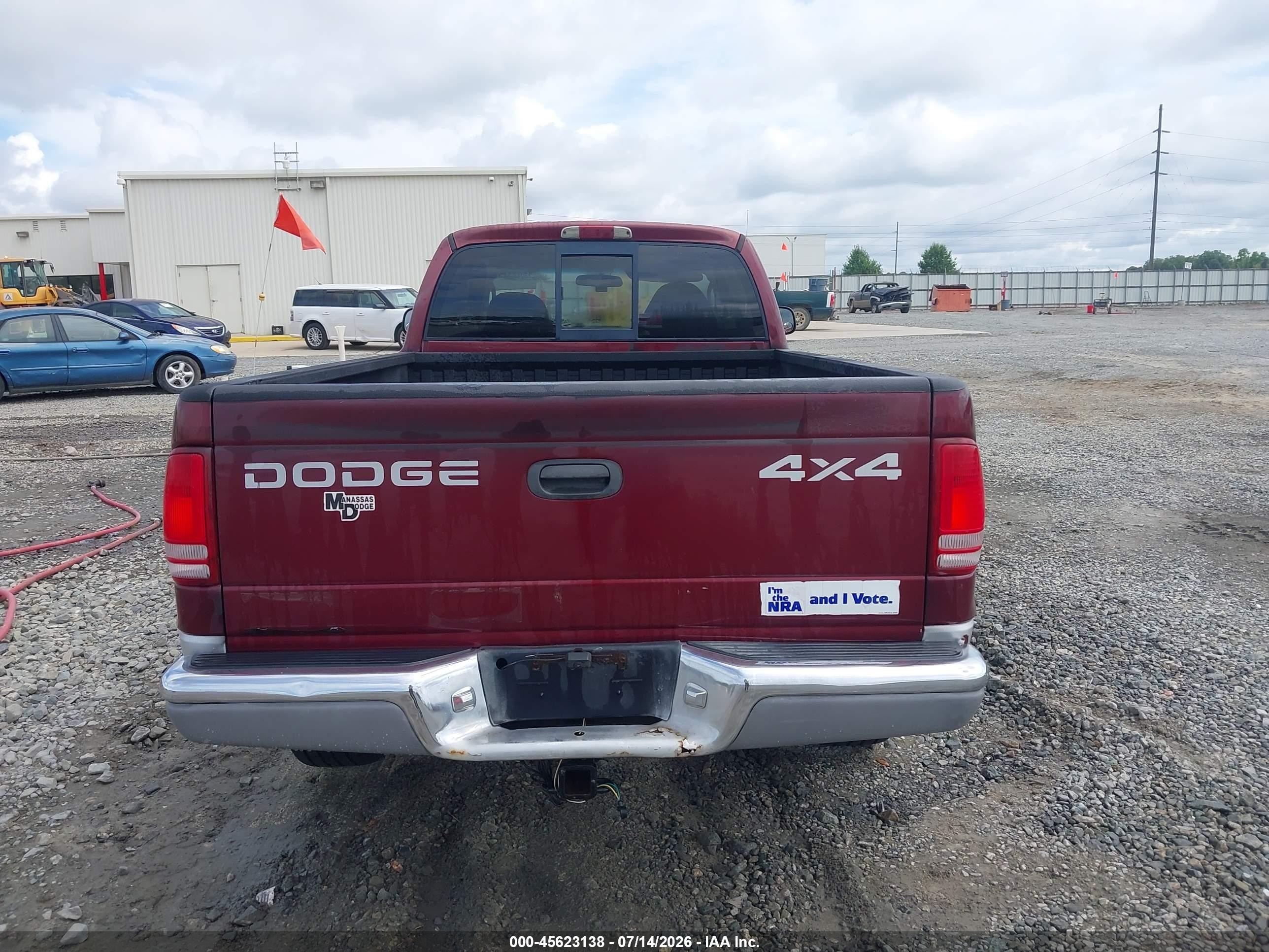 2001 Dodge Dakota Slt/sport Maroon vin: 1B7GG22N21S279732