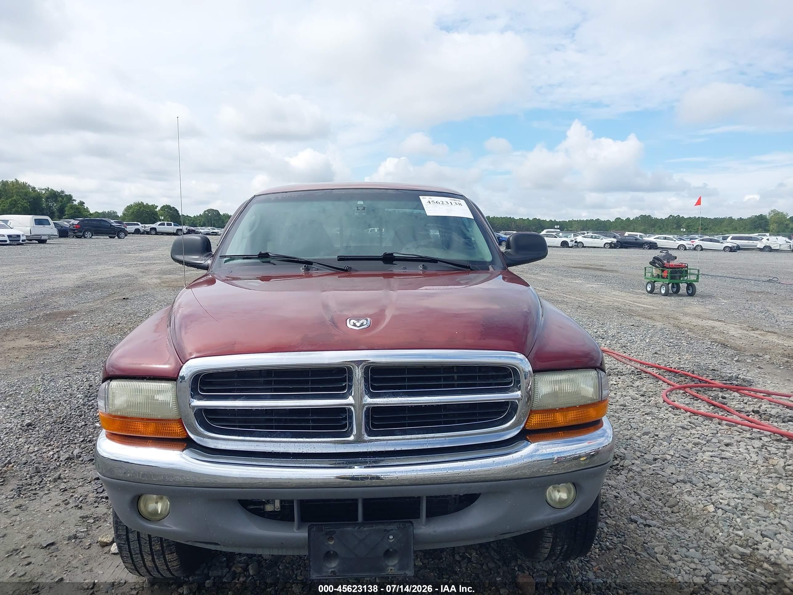 2001 Dodge Dakota Slt/sport Maroon vin: 1B7GG22N21S279732