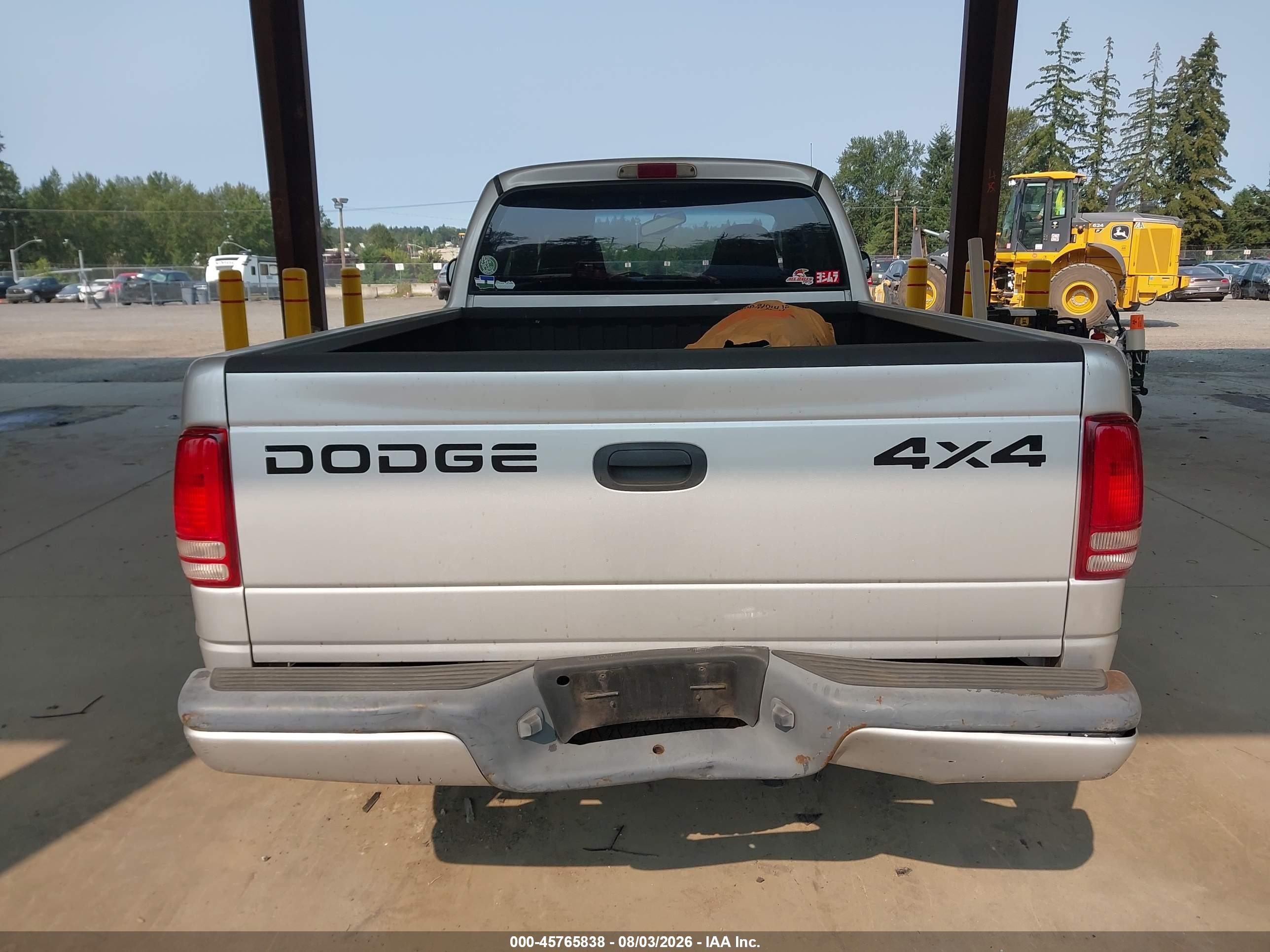 2001 Dodge Dakota Slt/sport Silver vin: 1B7GG22N41S214445